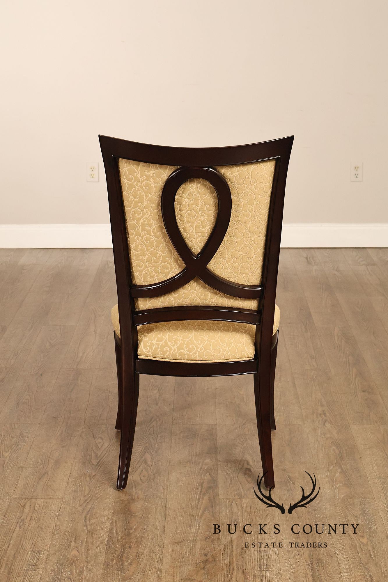 Thomasville Transitional Set of Eight Mahogany Dining Chairs