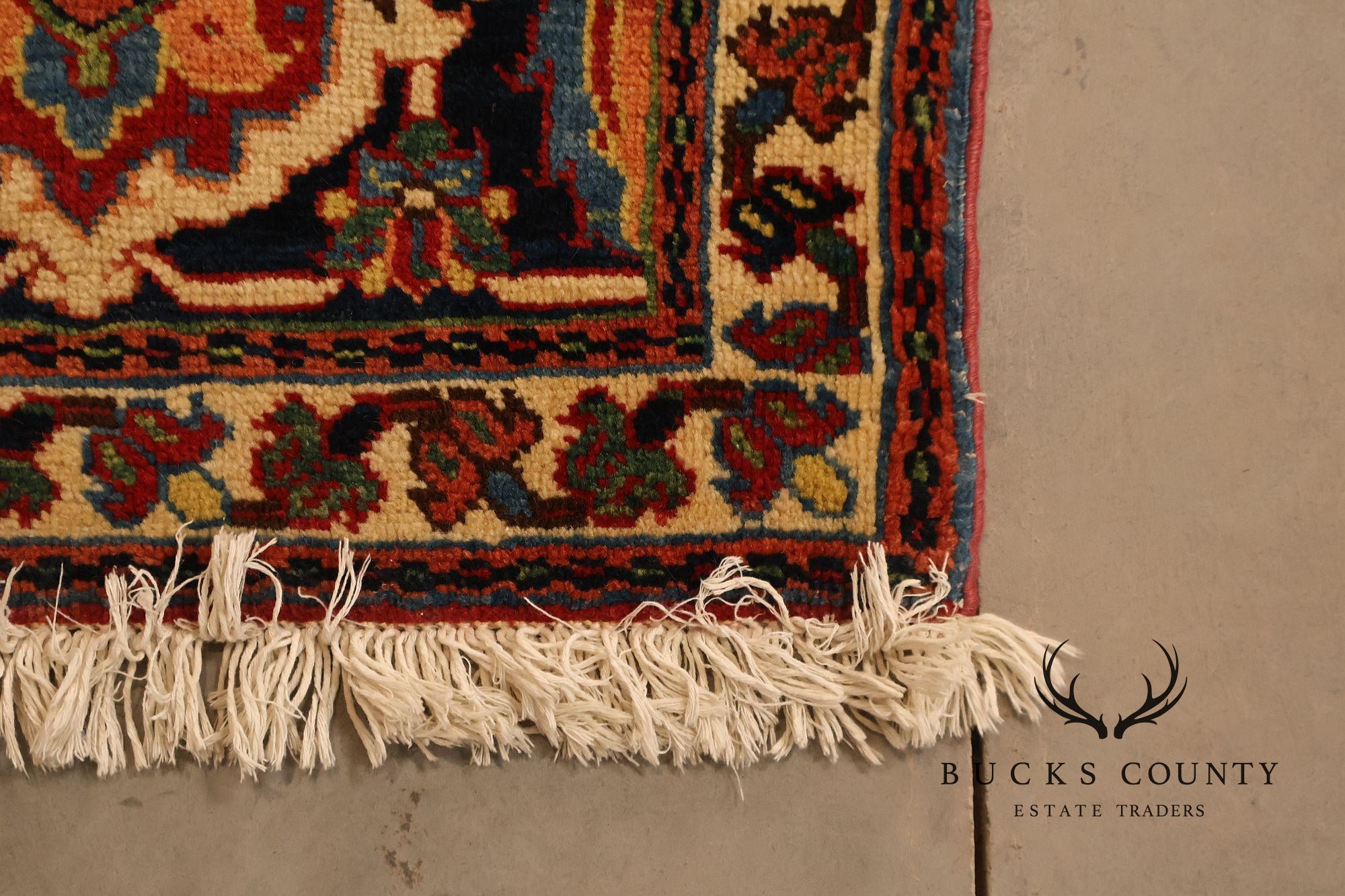 Persian Heriz Hand Knotted Wool Room Size Rug 9' x 13'