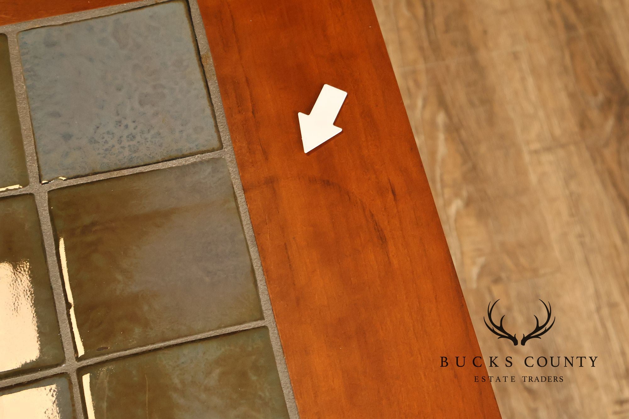 Stickley Mission Collection Tile Top Cherry End Table