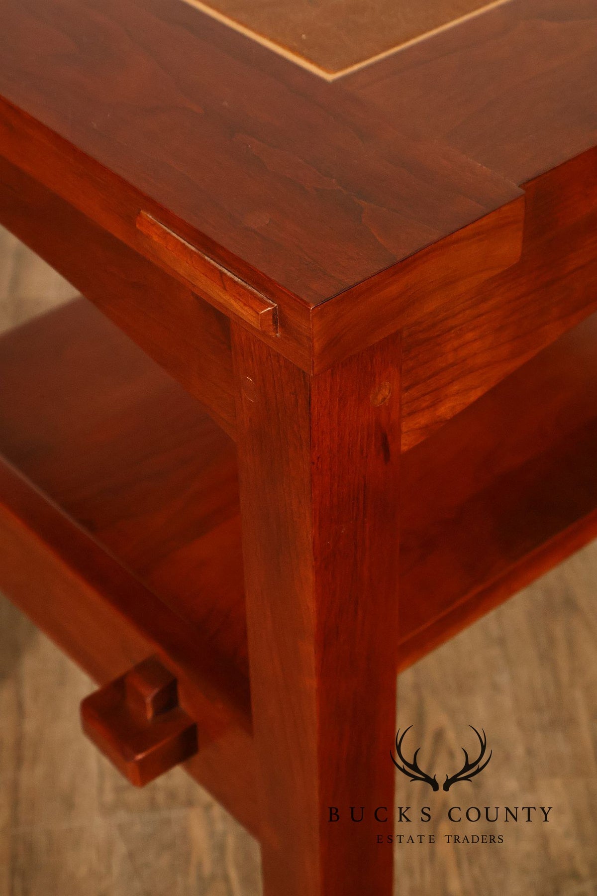 Stickley Mission Collection Tile Top Cherry End Table