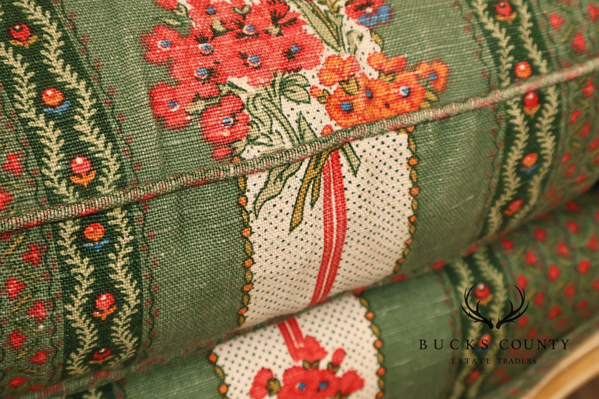 Kindel French Louis XV Style Painted Settee