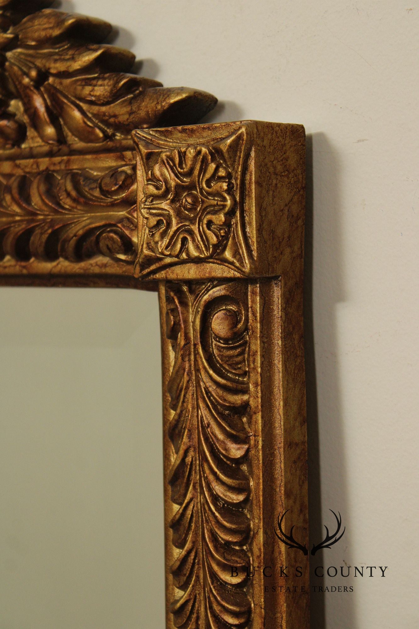 Rococo Style Gilt Carved Wall Mirror