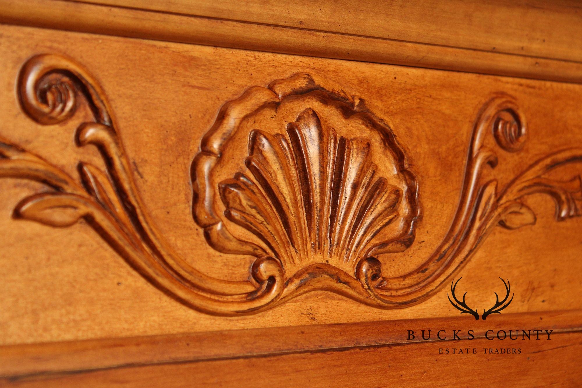 Ethan Allen Legacy Bonnetiere French Provincial Style Maple Armoire