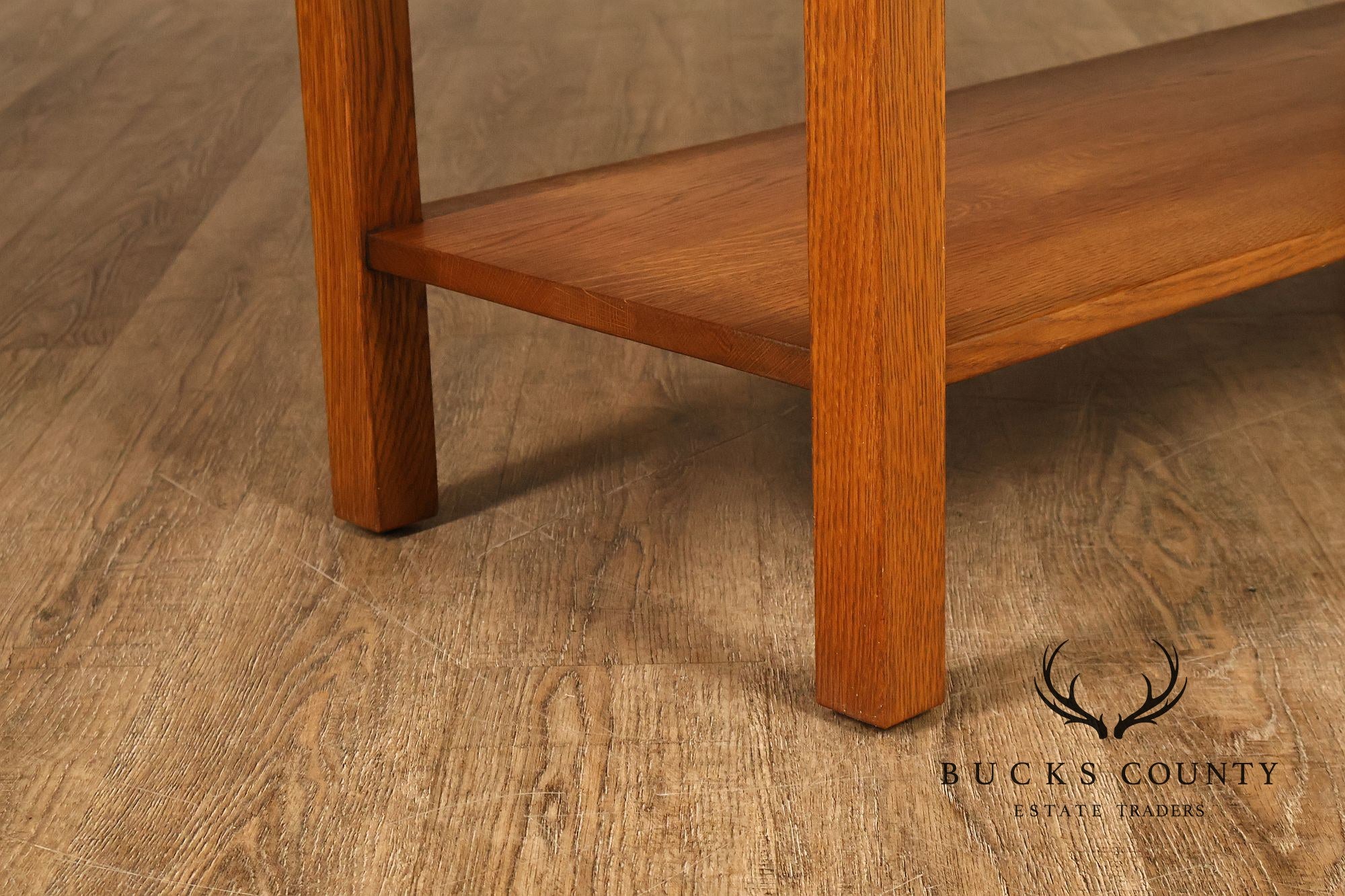 Stickley Mission Collection Oak Console Sofa Table