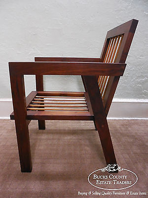 Hand Crafted Bucks County Studio Walnut Arm Chair