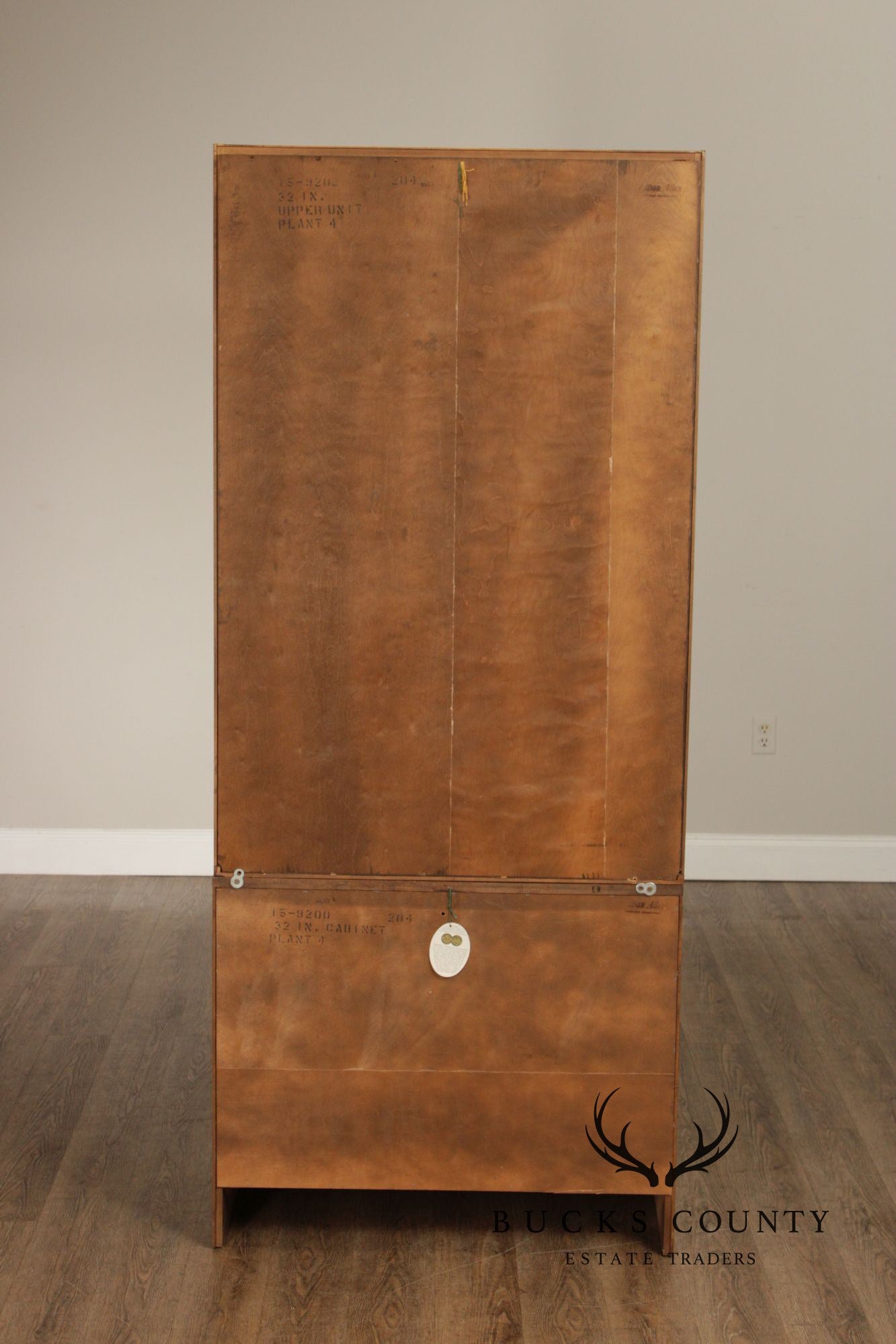 Ethan Allen Vintage Pair Of Maple Bookcases