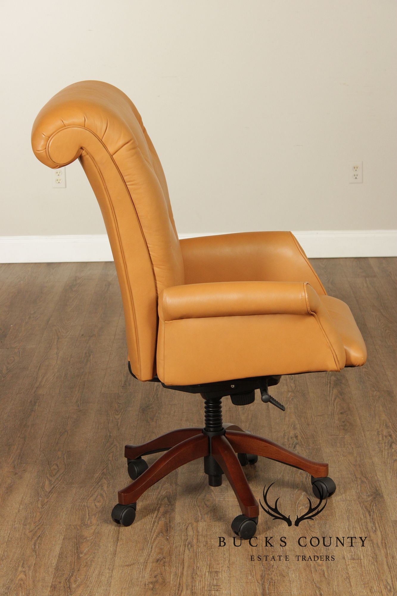 Leathercraft Tufted Leather Executive Office Armchair