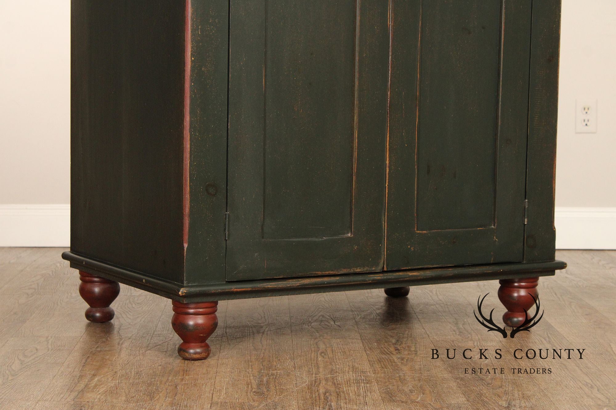 Oley Valley Reproductions Distress Painted Cupboard