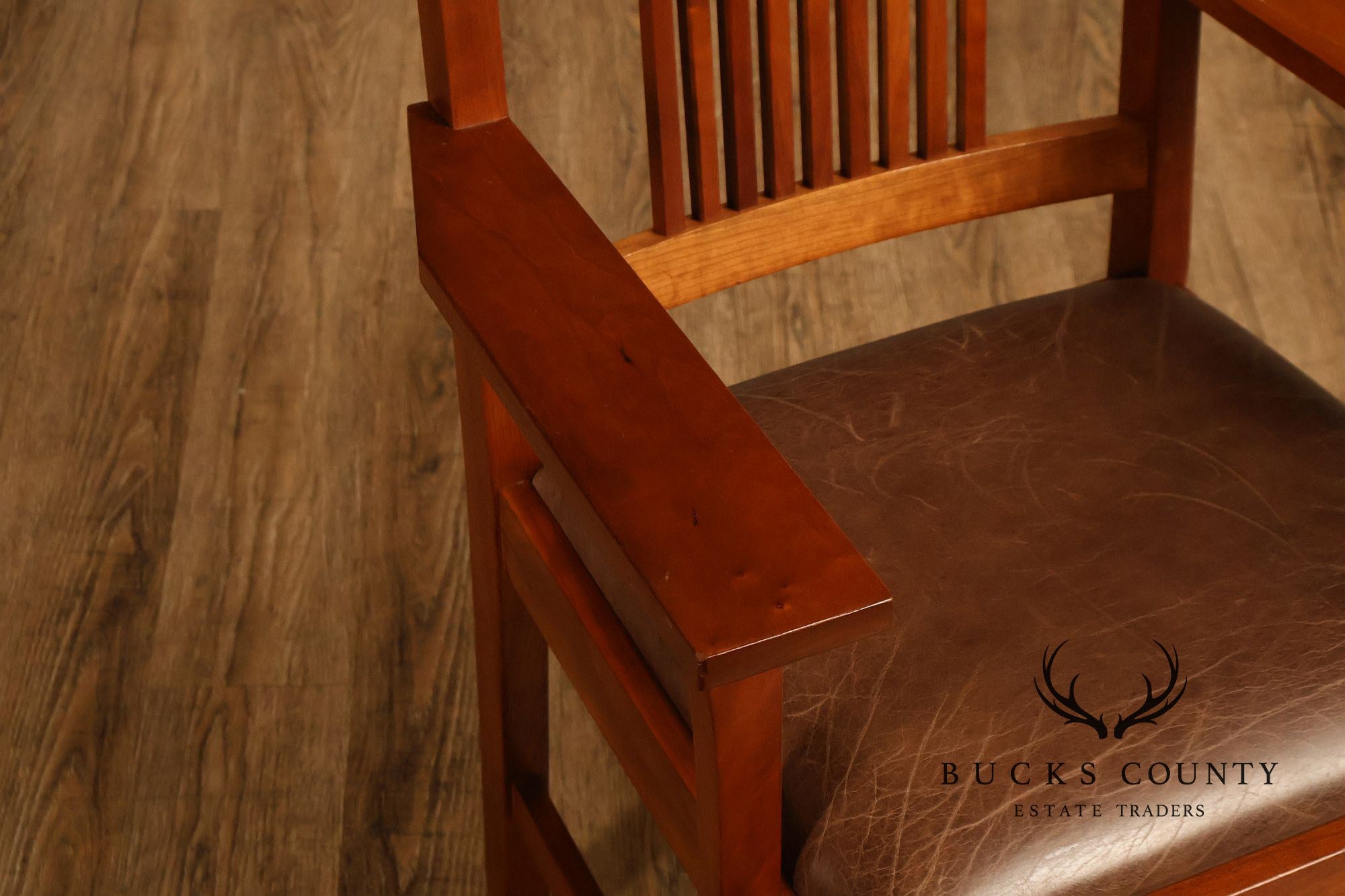 Stickley Mission Collection Set Of 6 Cherry Dining Chairs