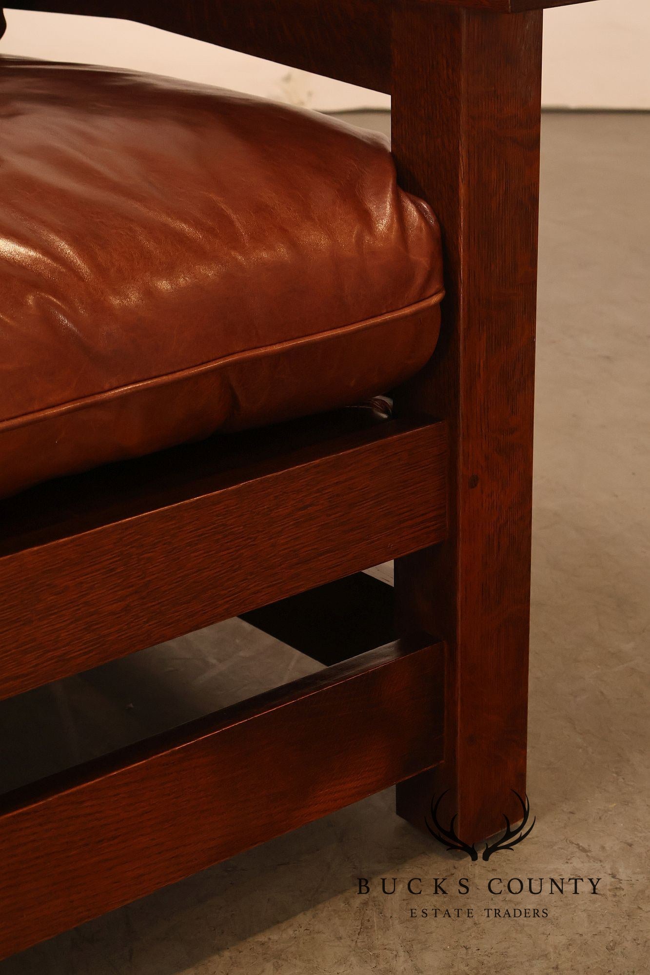 Stickley Mission Collection 25th Anniversary Limited Edition Dalai Lama Eastwood Chair & Ottoman No. 45/100