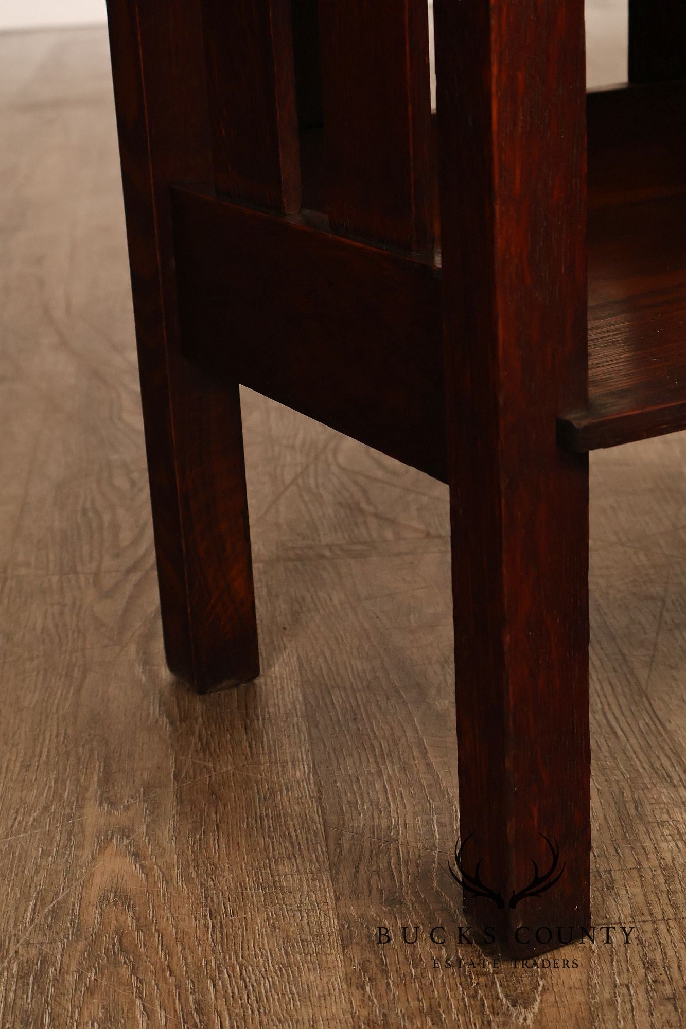 Stickley Brothers Antique Mission Oak Magazine Stand Bookcase