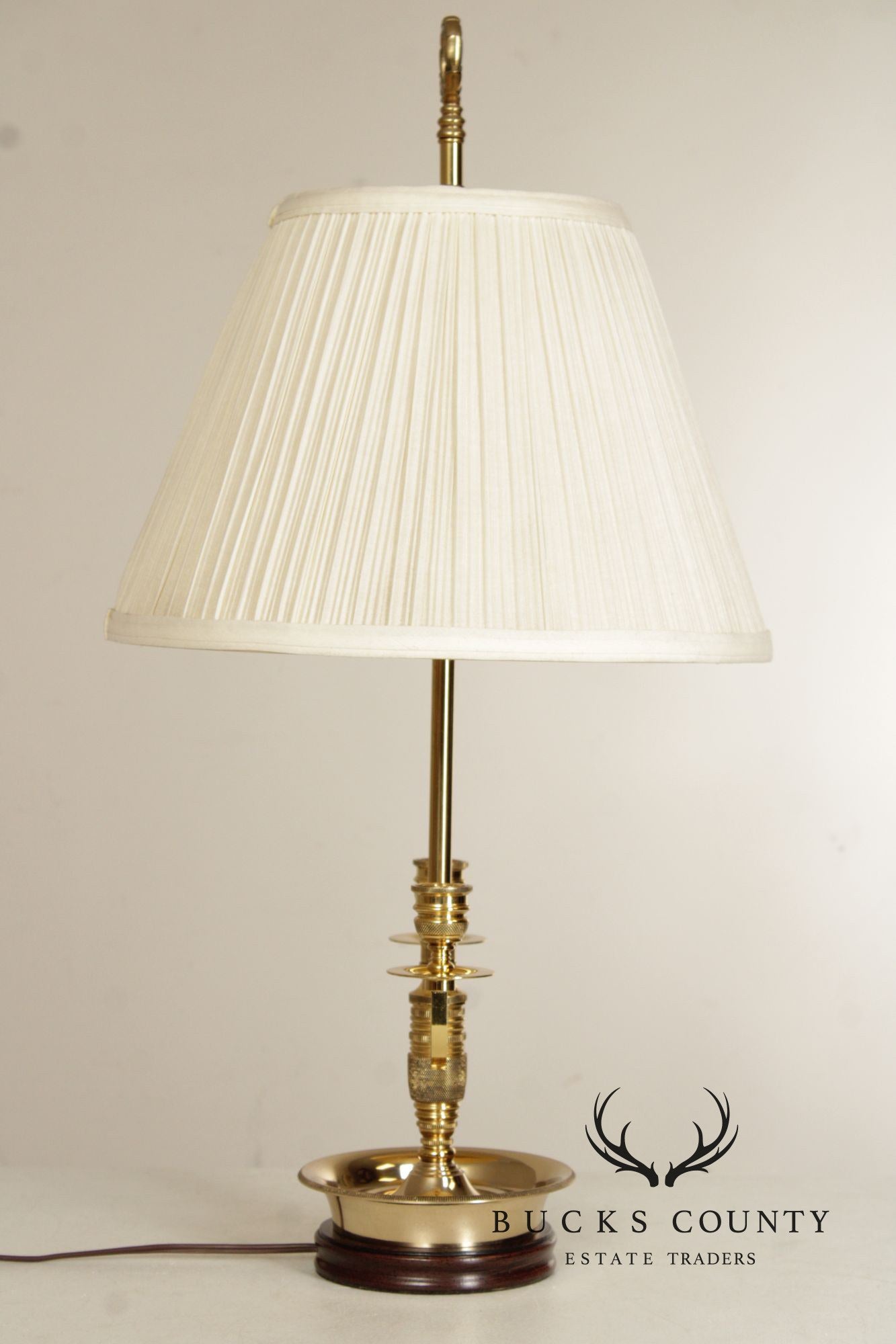 Kaiser Kuhn Brass Bouillotte Table Lamp