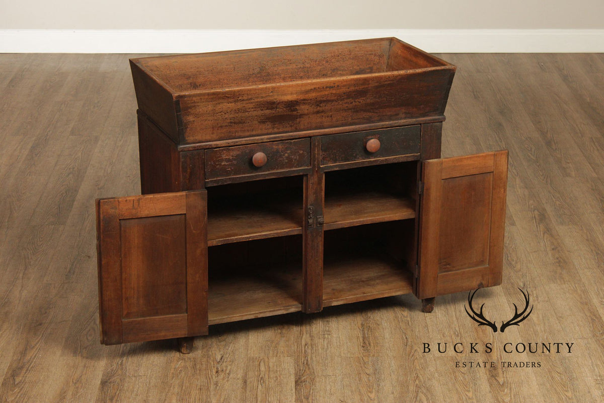 Antique Primitive Dry Sink Washstand Cabinet