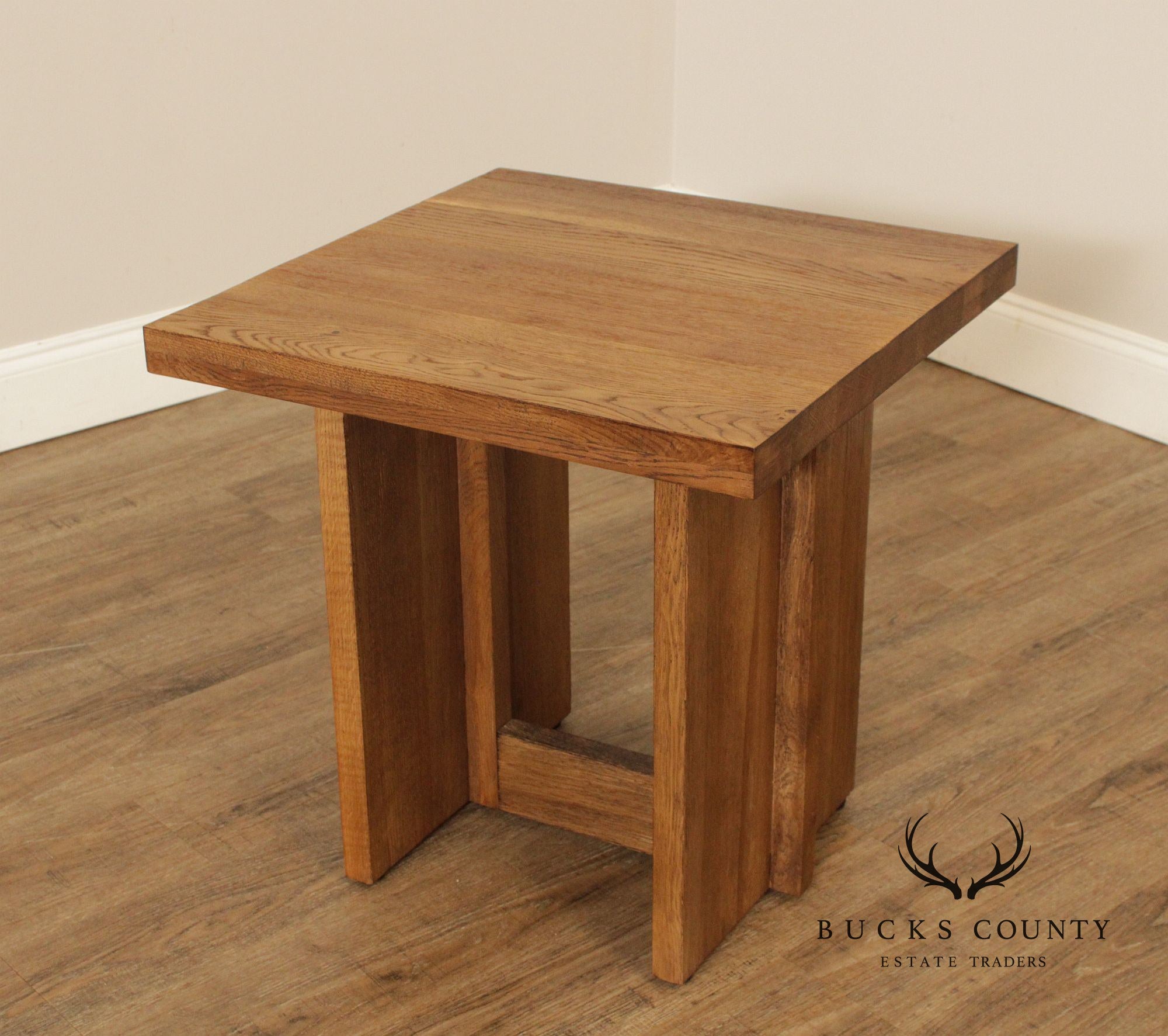 Mission Style 'Edgar' Oak End Table