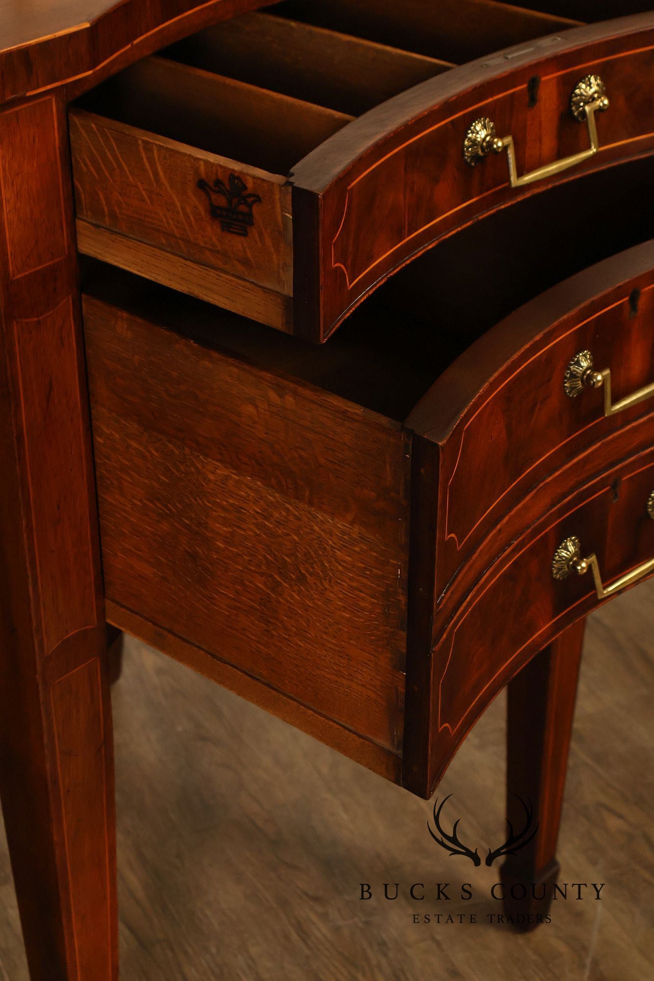 1940's Baker Regency Style Mahogany Sideboard