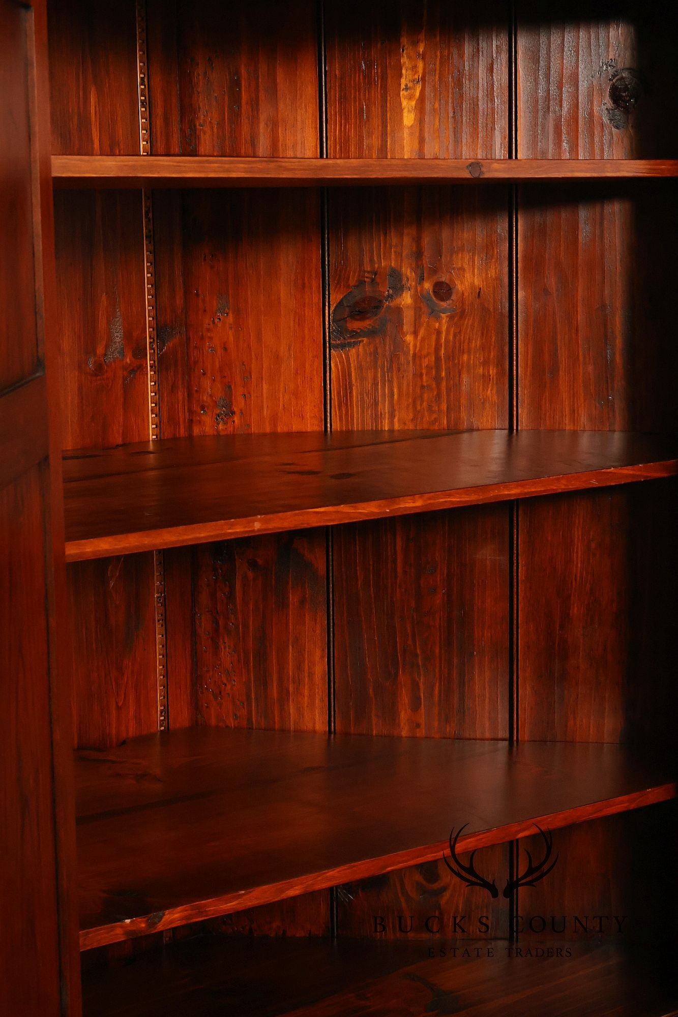 Piper Classics Custom Pine Blind Door Corner Cabinet