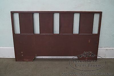 Mid Century Modern Walnut Diamond Shape Full or Queen Size Headboard