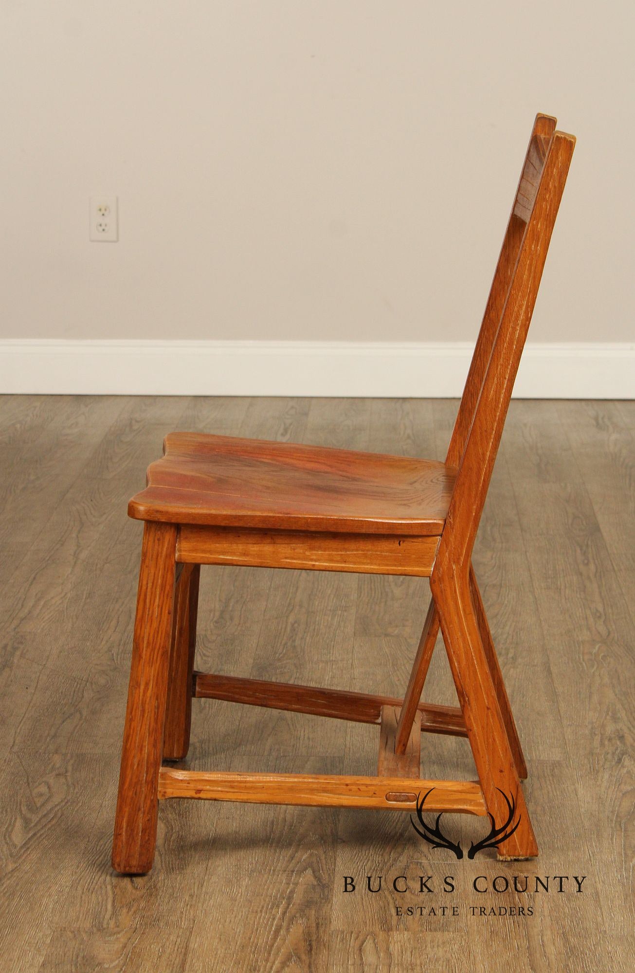 Brandt Ranch Oak Corner Writing Desk and Chair