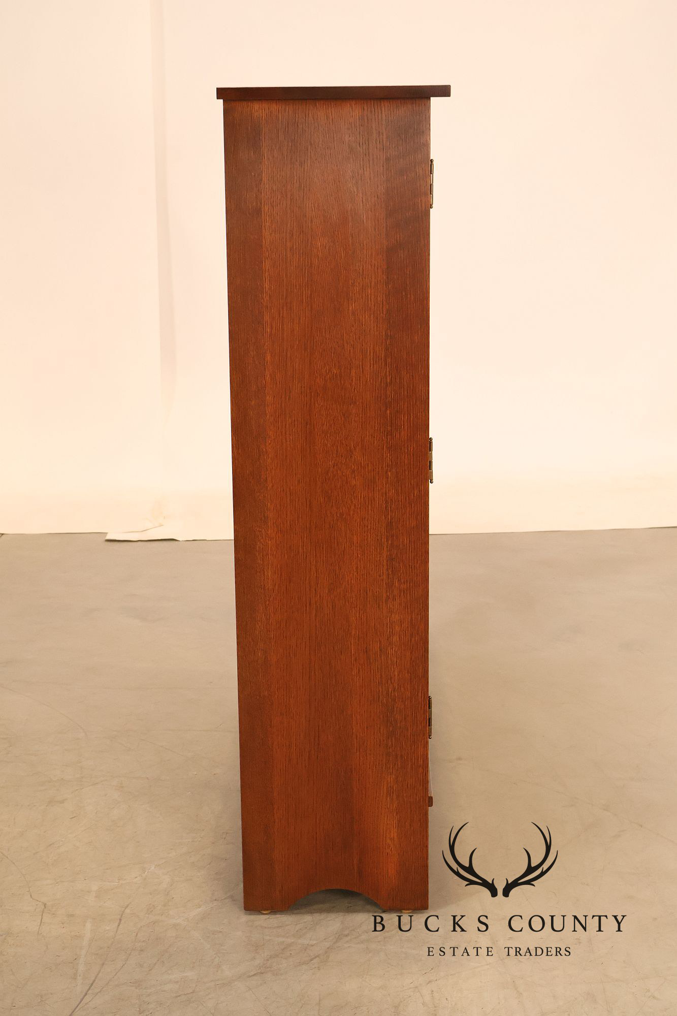 Stickley Harvey Ellis Mission Inlaid Oak Bookcase