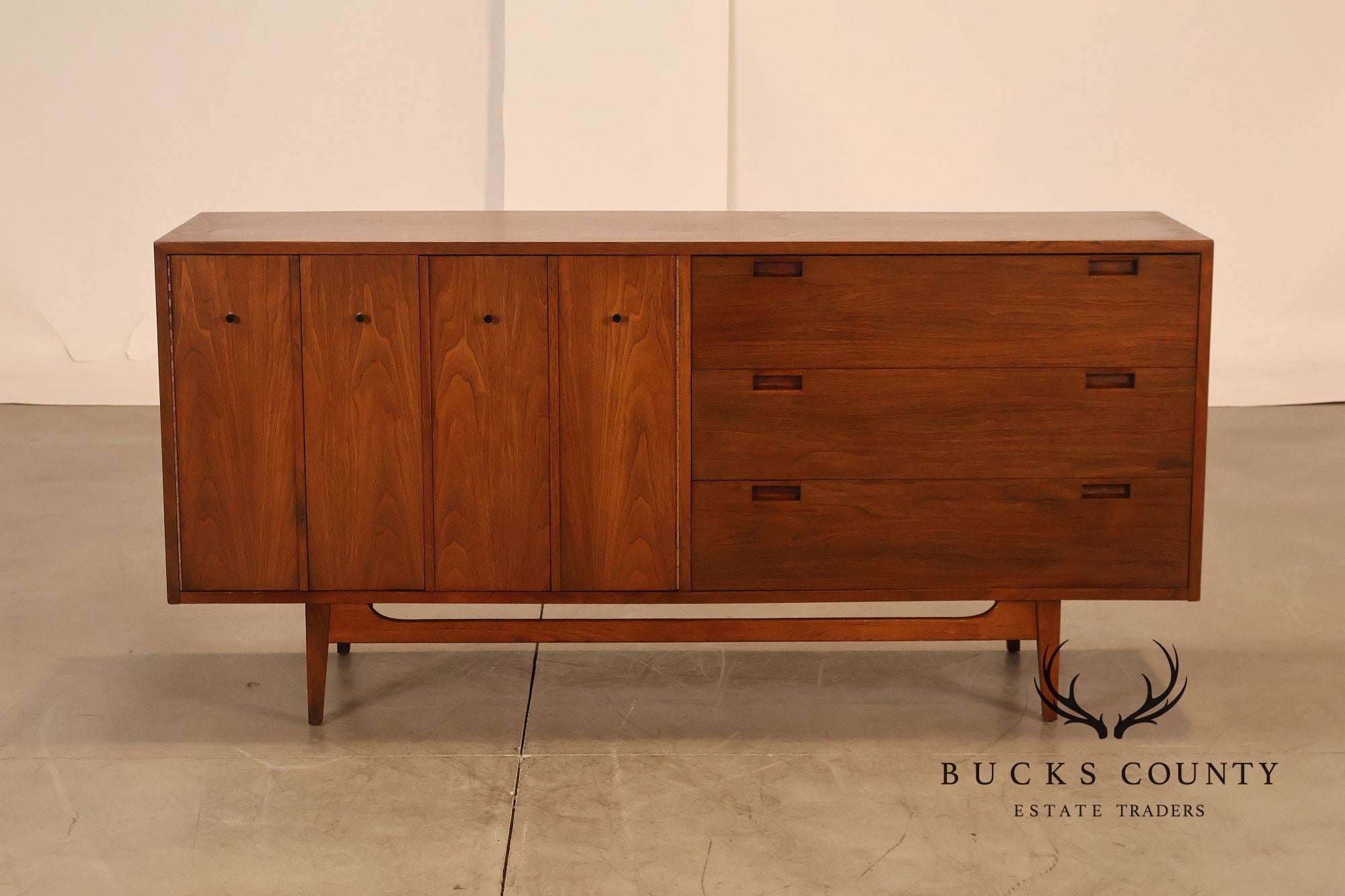 American of Martinsville Mid-Century Modern Walnut Dresser