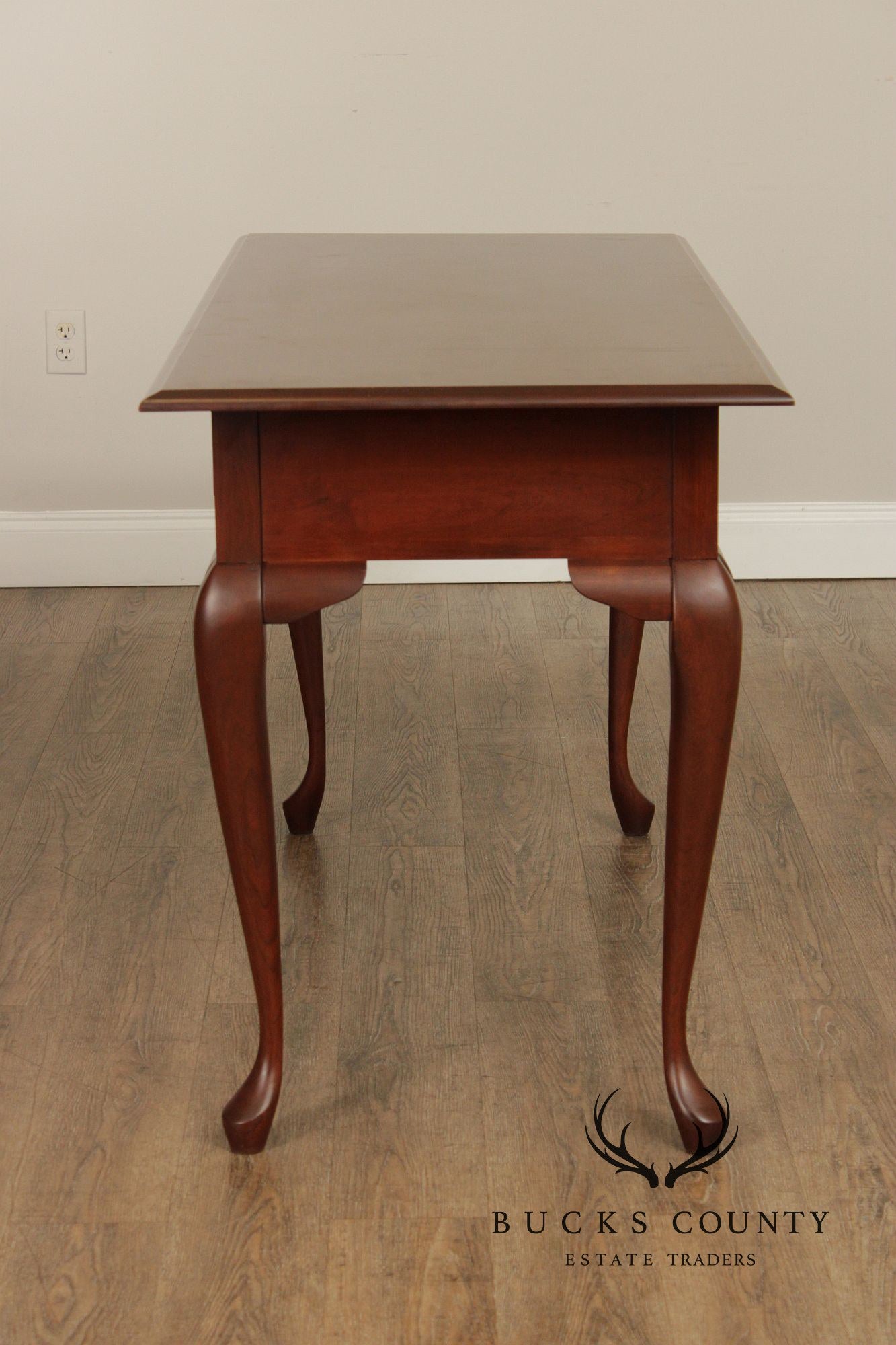 Queen Anne Style Vintage Cherry Writing Desk