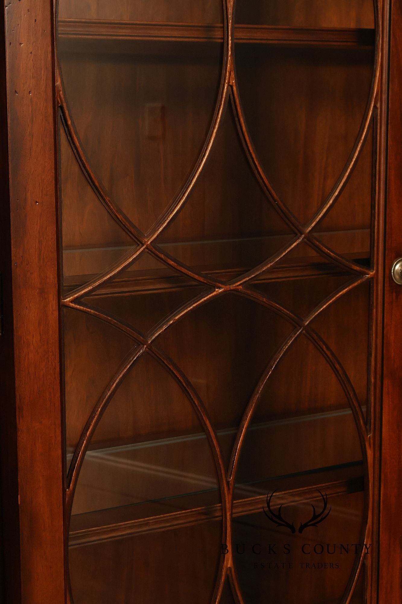 Ethan Allen Newport Collection Mahogany China Cabinet