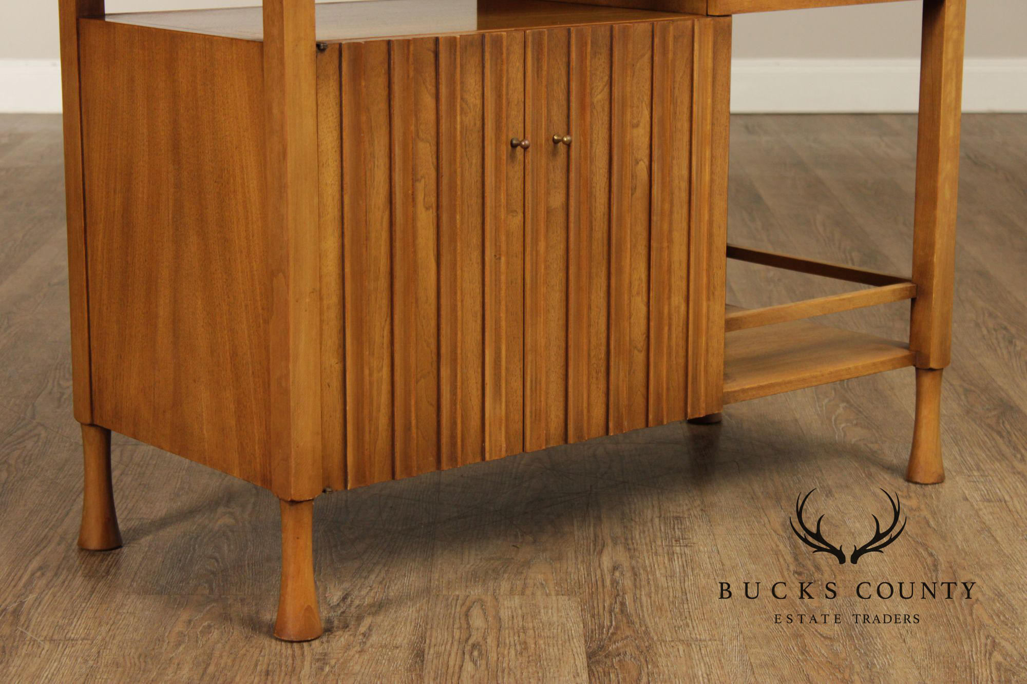 John Widdicomb Mid Century Modern Walnut Bar Cabinet