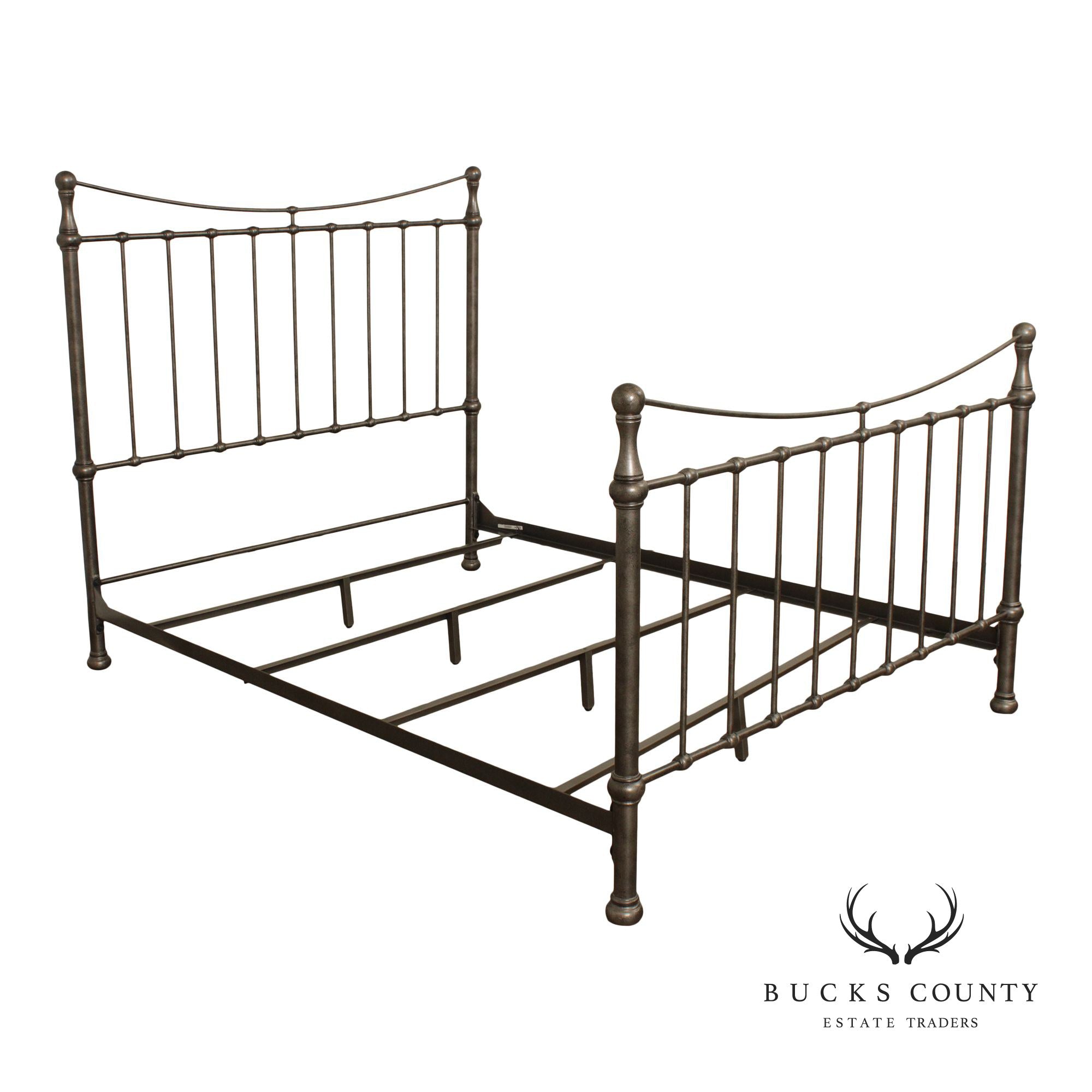 Ethan Allen Queen Size 'Danby' Iron Bed Frame