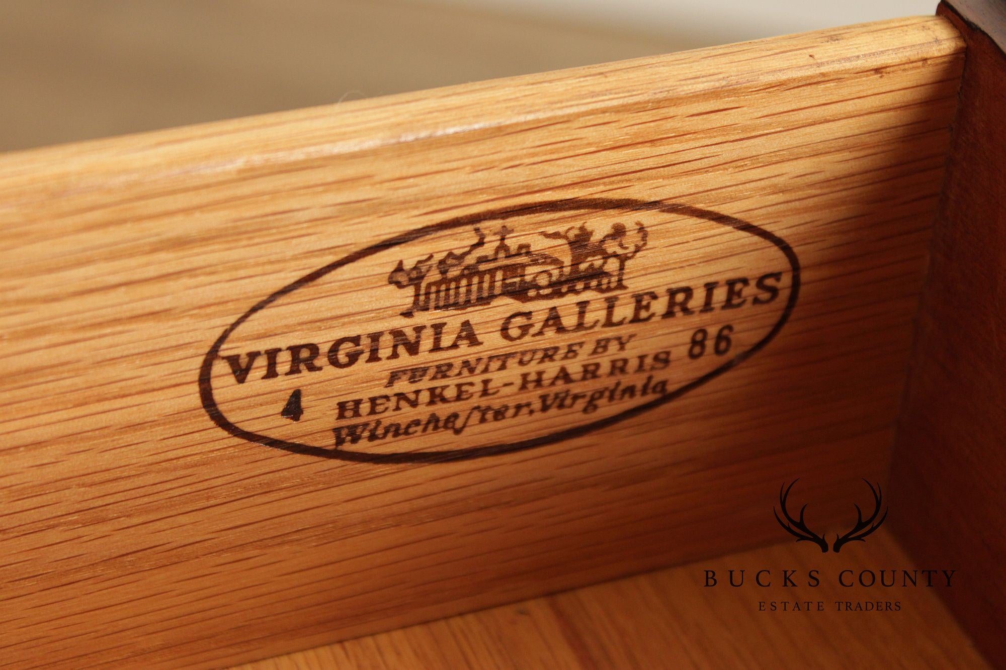 Henkel Harris Georgian Style Mahogany Flip Top Server