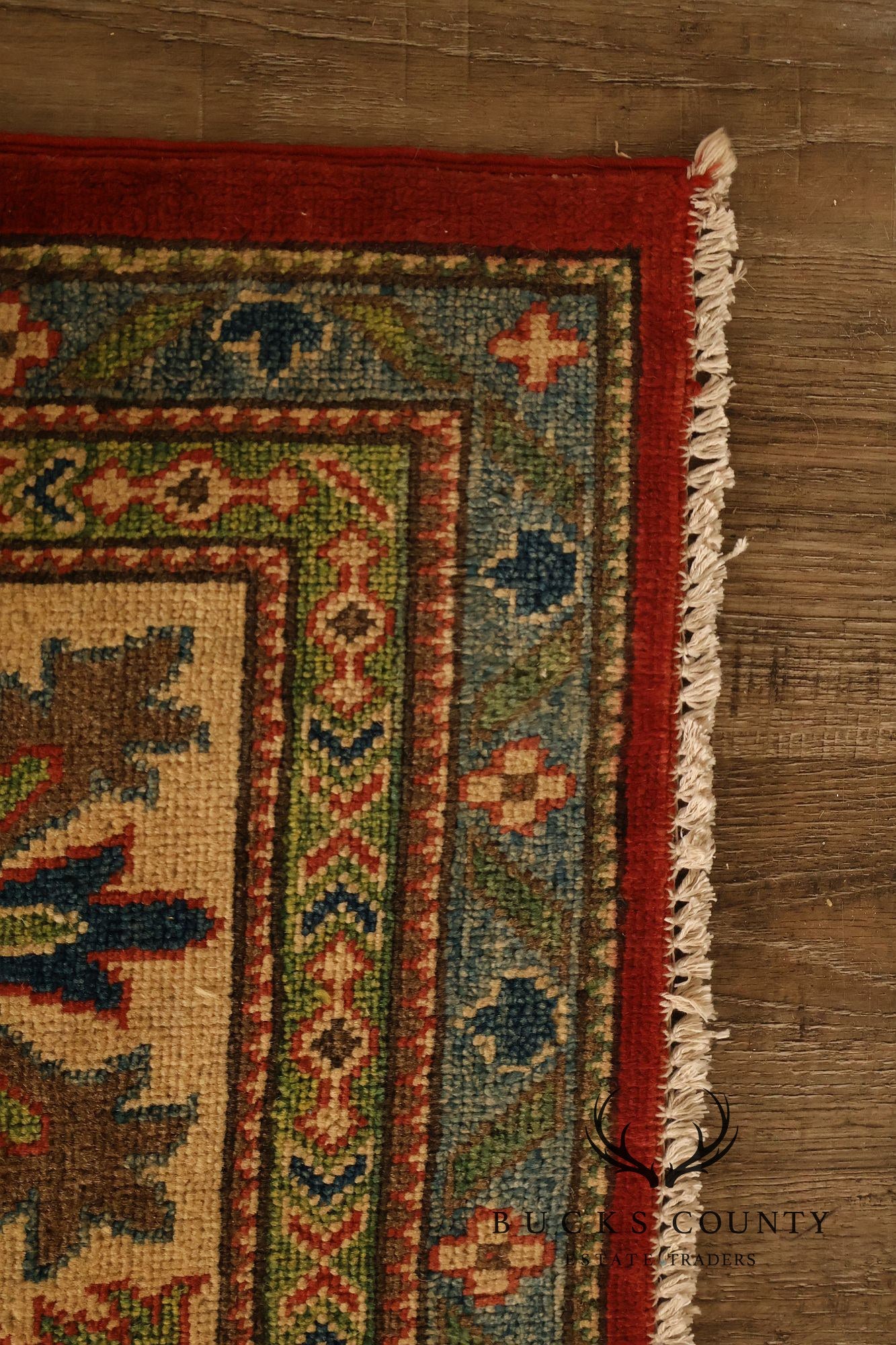 Afghan Gazni Style Wool Area Rug  7'11" x 9'3"