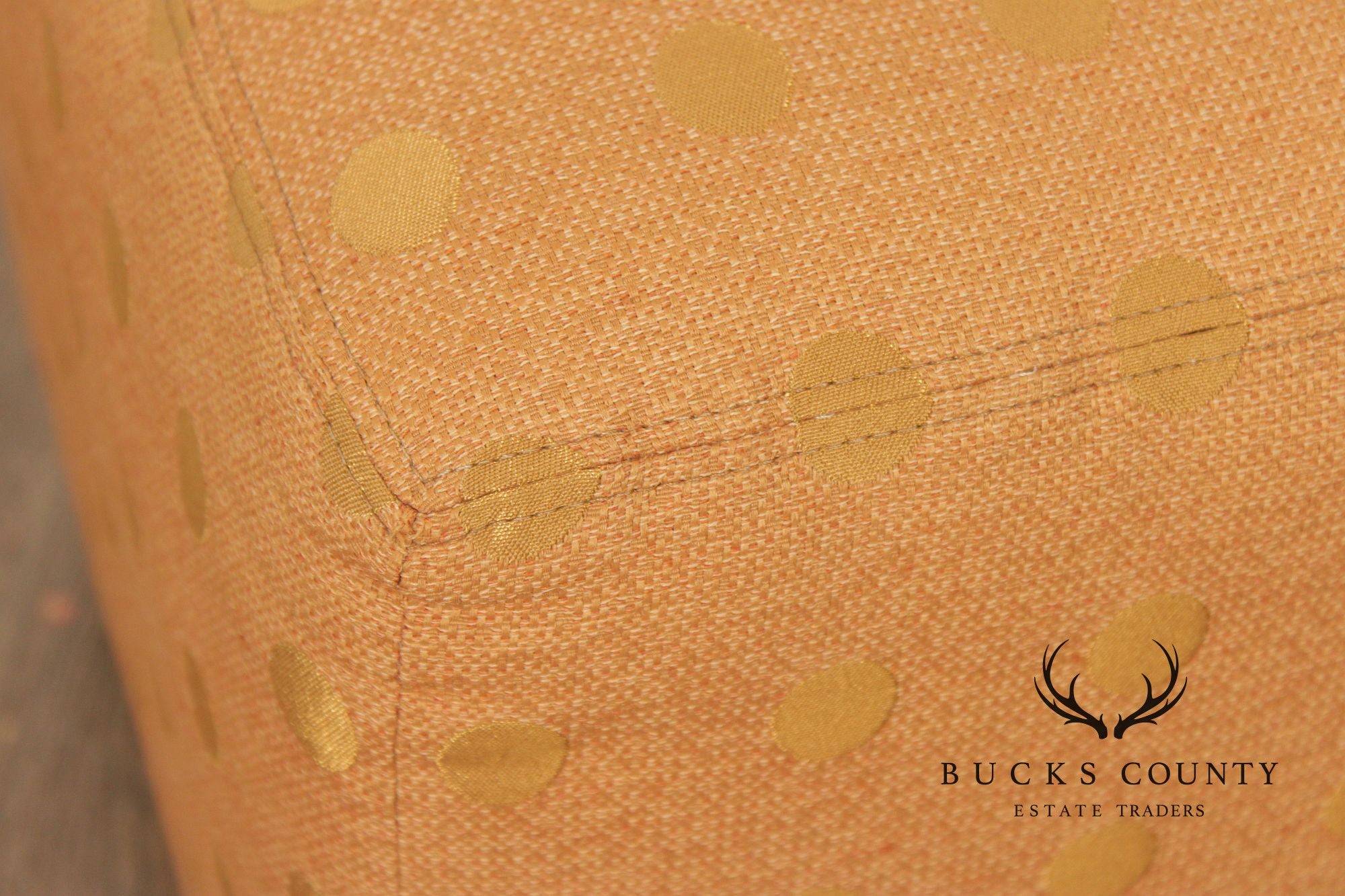 Pair of Upholstered Cube Ottomans