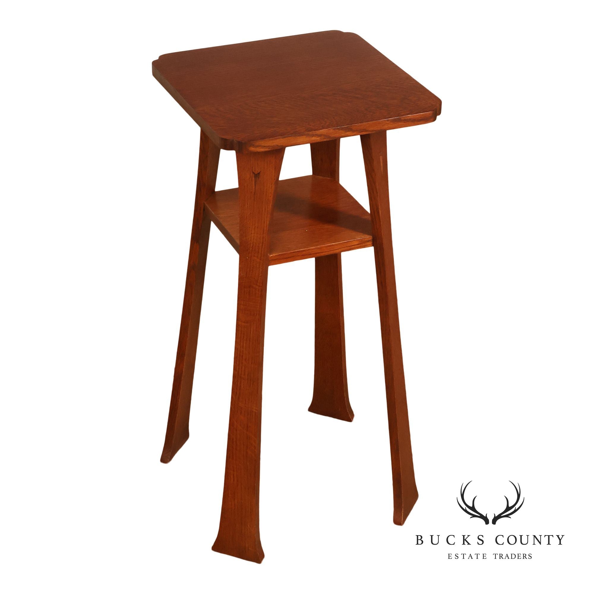 Stickley Mission Collection Tom Jones Oak Drink Stand