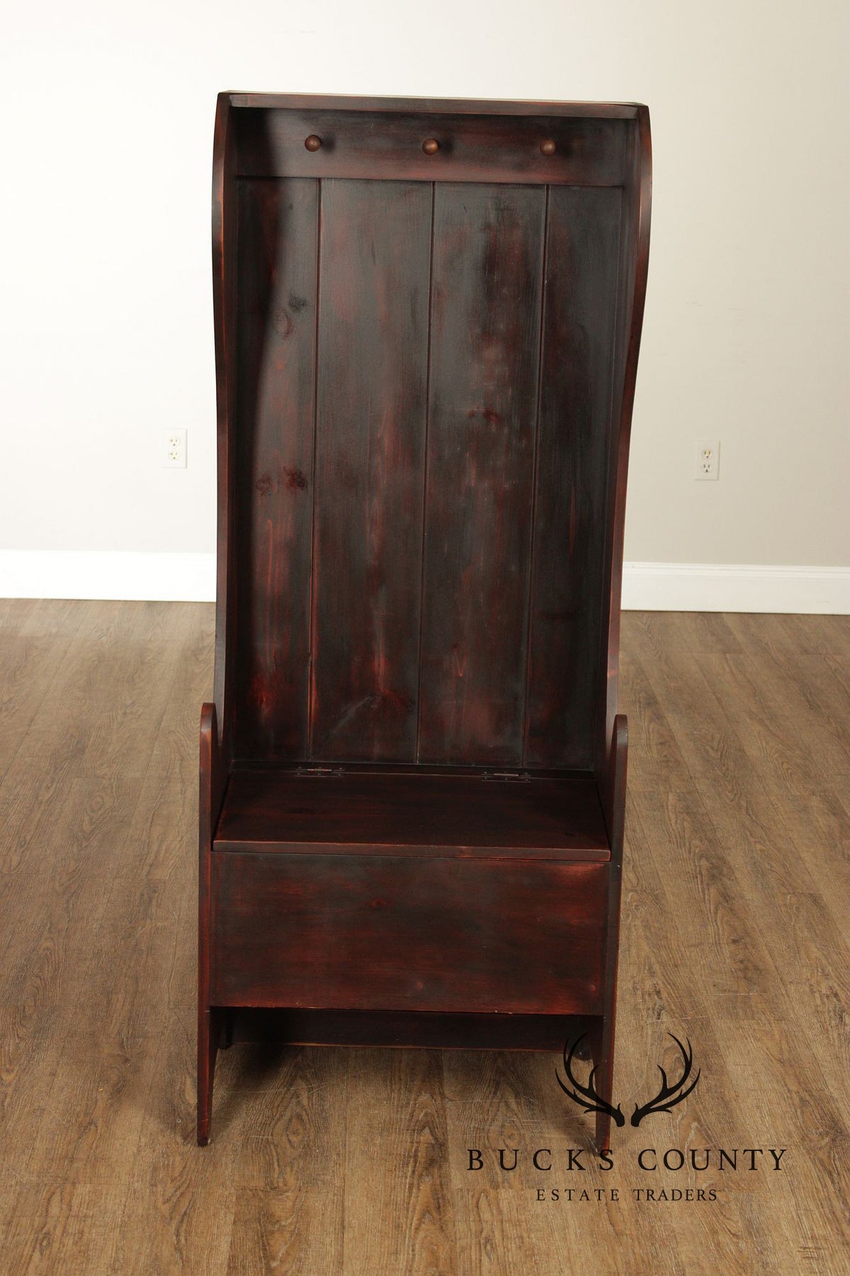 Bobby’s Rule Handcrafted Pine Hall Tree Bench With Storage