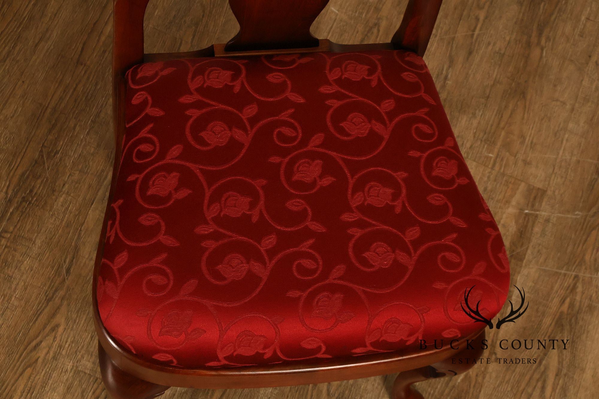 Pennsylvania House Set Of 10 Queen Anne Cherry Dining Chairs