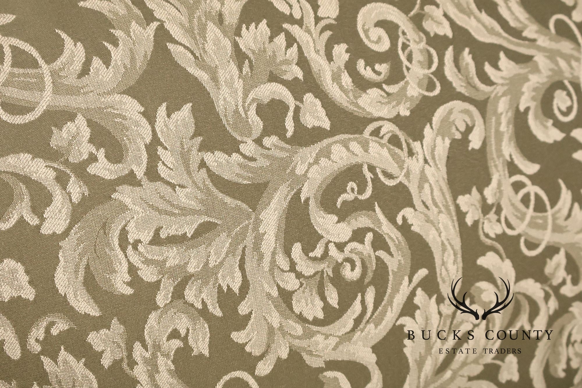 Sheraton Style Custom Upholstered Loveseat