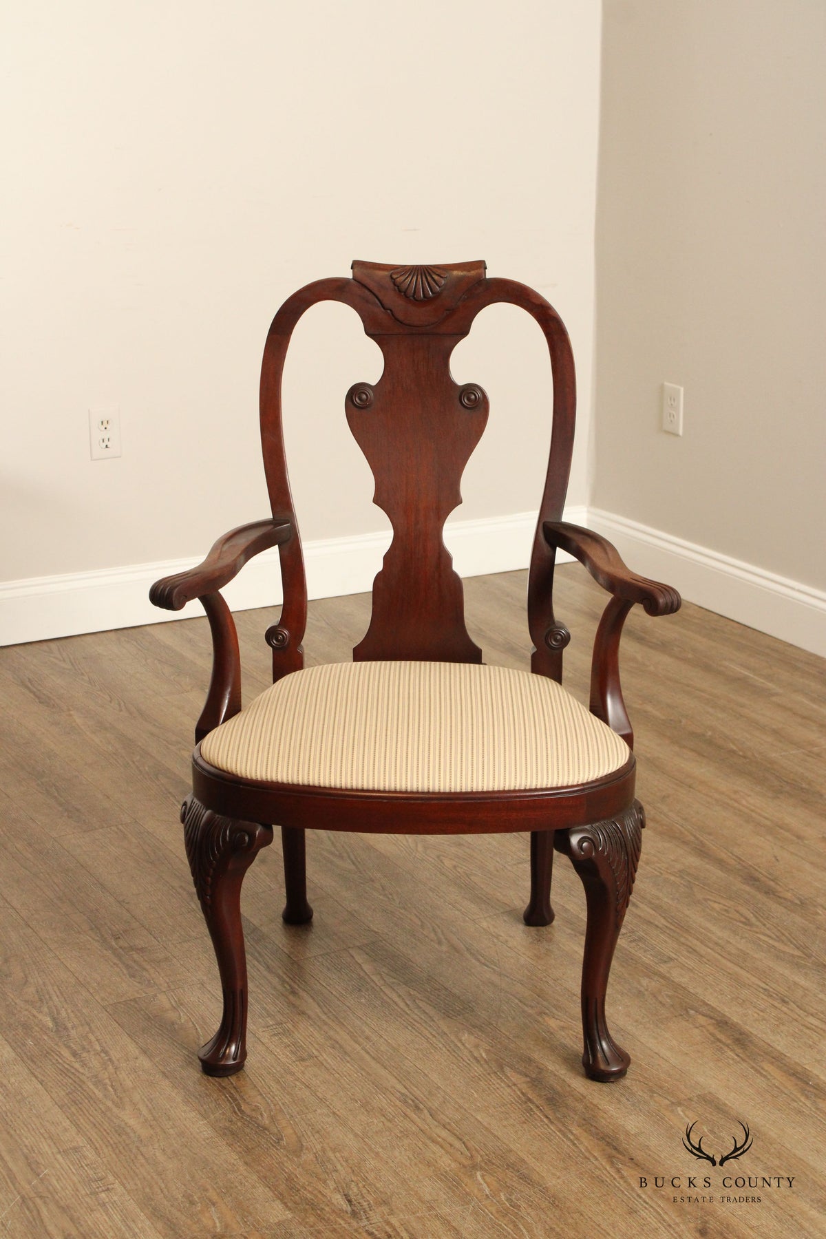 Baker Historic Charleston Collection Set of Six Mahogany Dining Chairs
