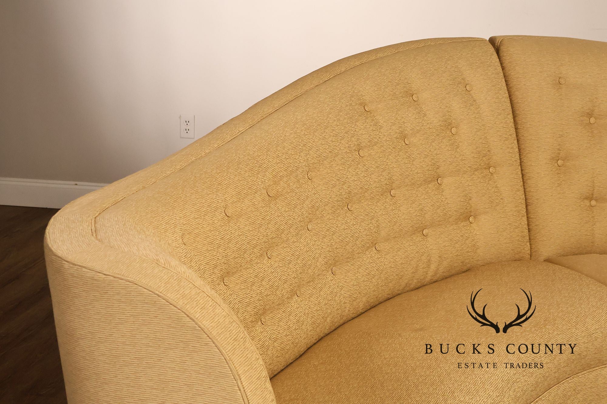 Thomasville Bogart Collection Curved Corner Sofa