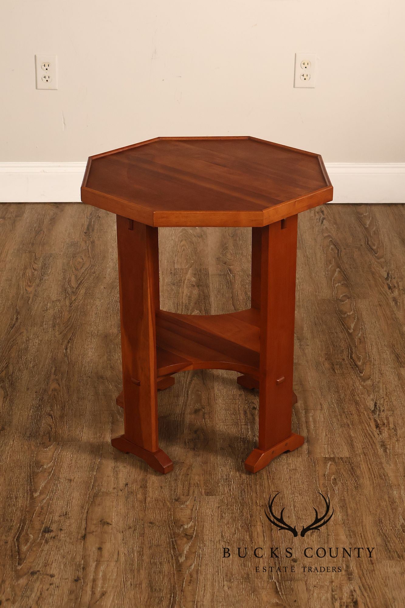 Stickley Mission Collection Cherry Octagonal Side Table