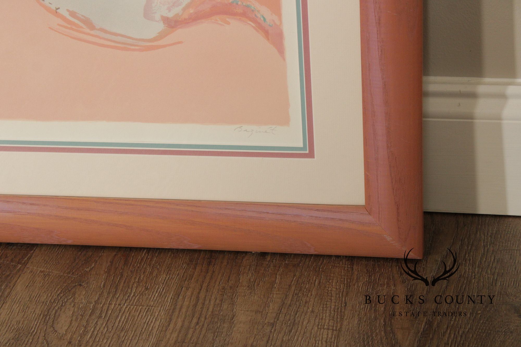 Jane Bazinet Framed Serigraph Print, 'Misty Road'