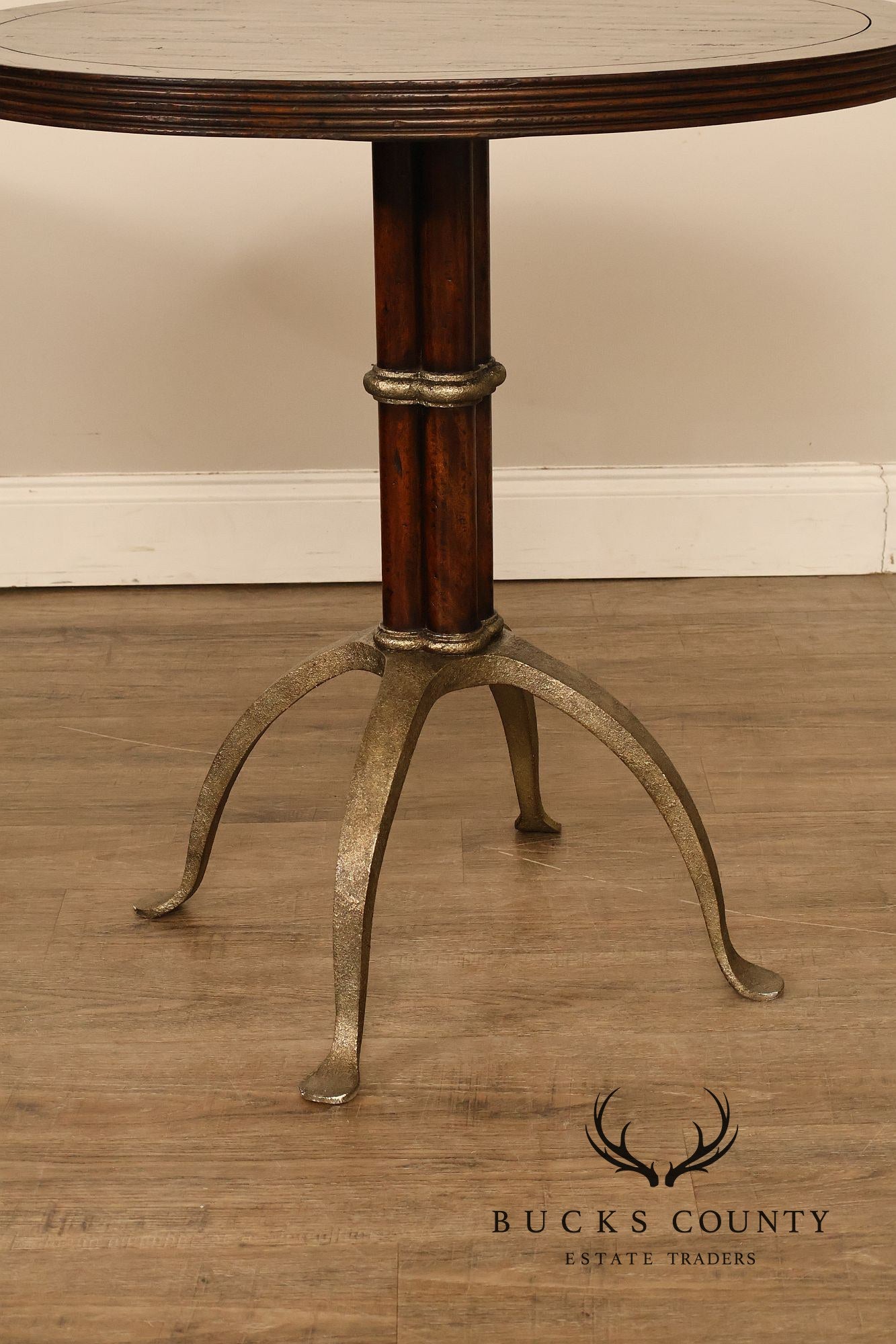 Theodore Alexander 'L'Usine' Round Bistro Accent Table