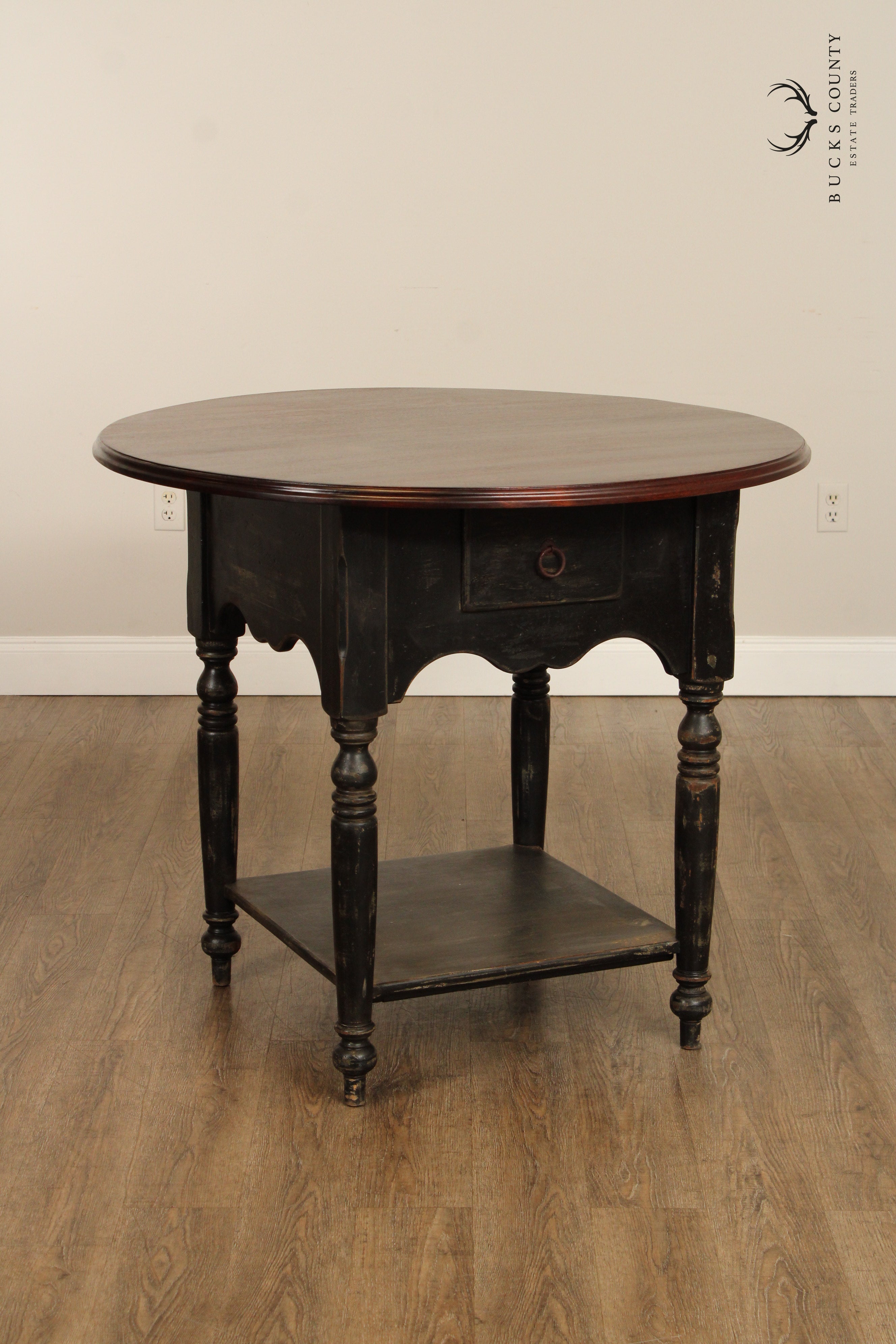 Farmhouse Stye Round Counter Height Table