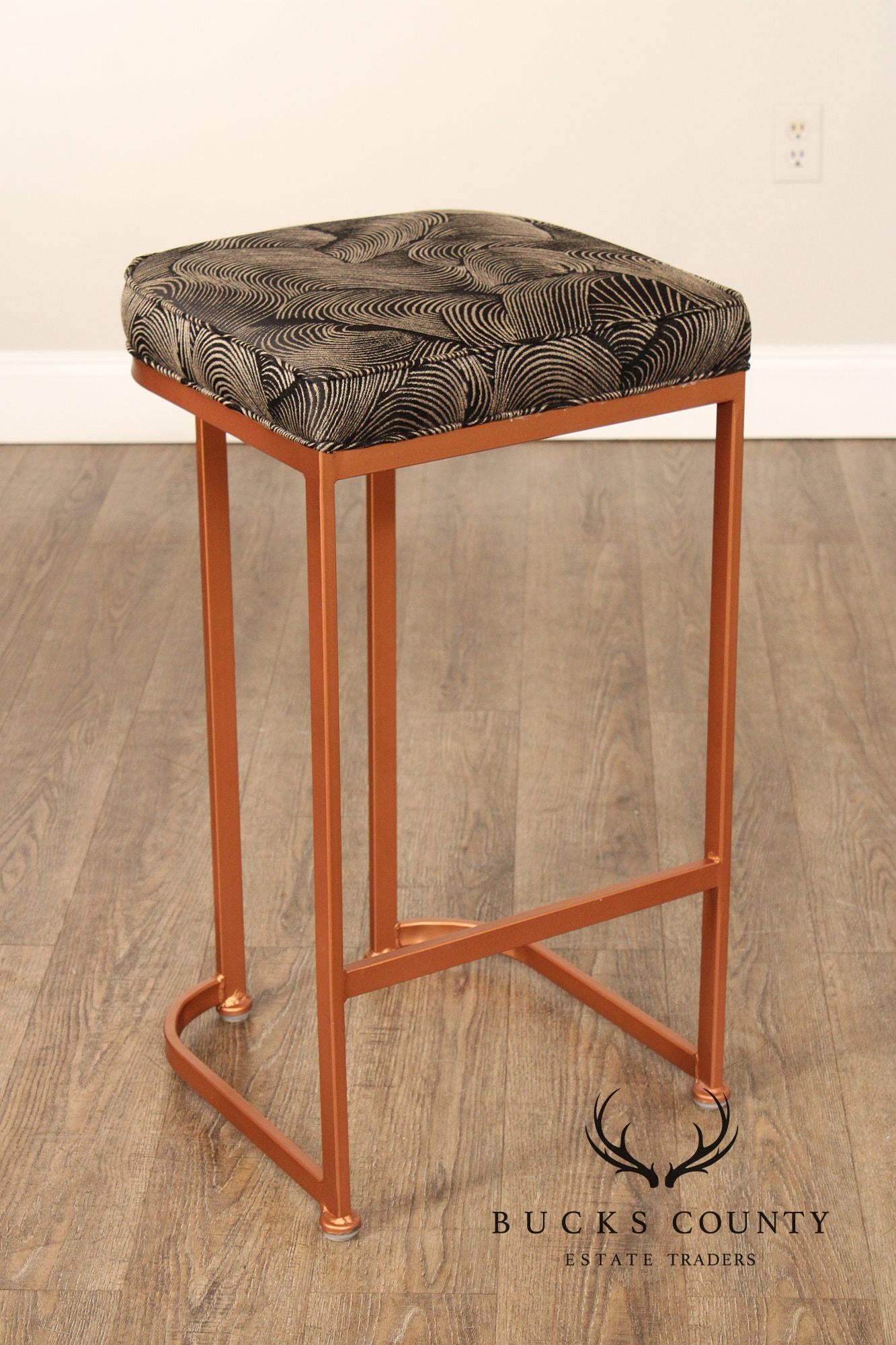 Shaver-Howard Contemporary Pair of Bar Stools