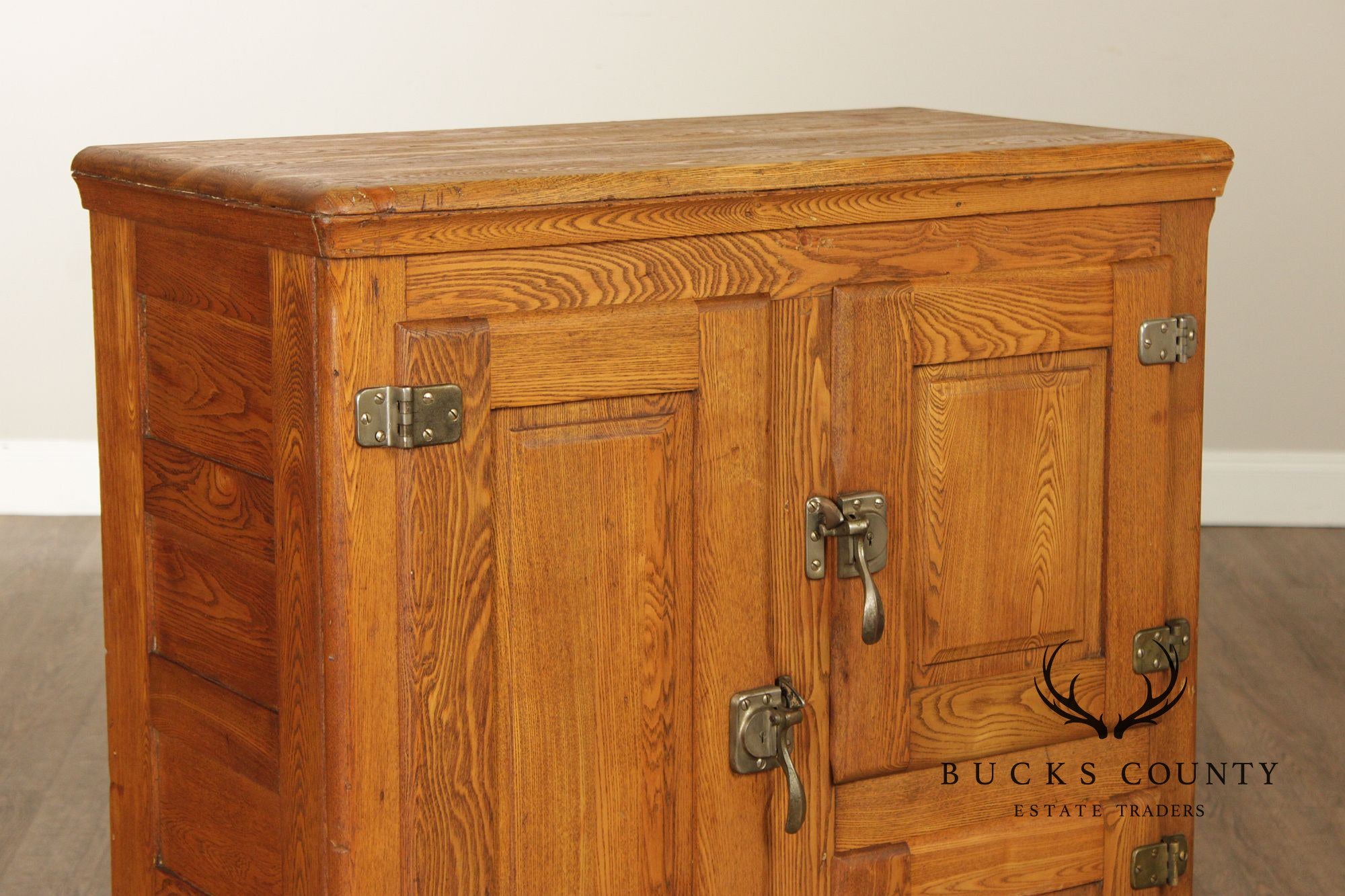 M. Poet & Sons Antique Oak Ice Box