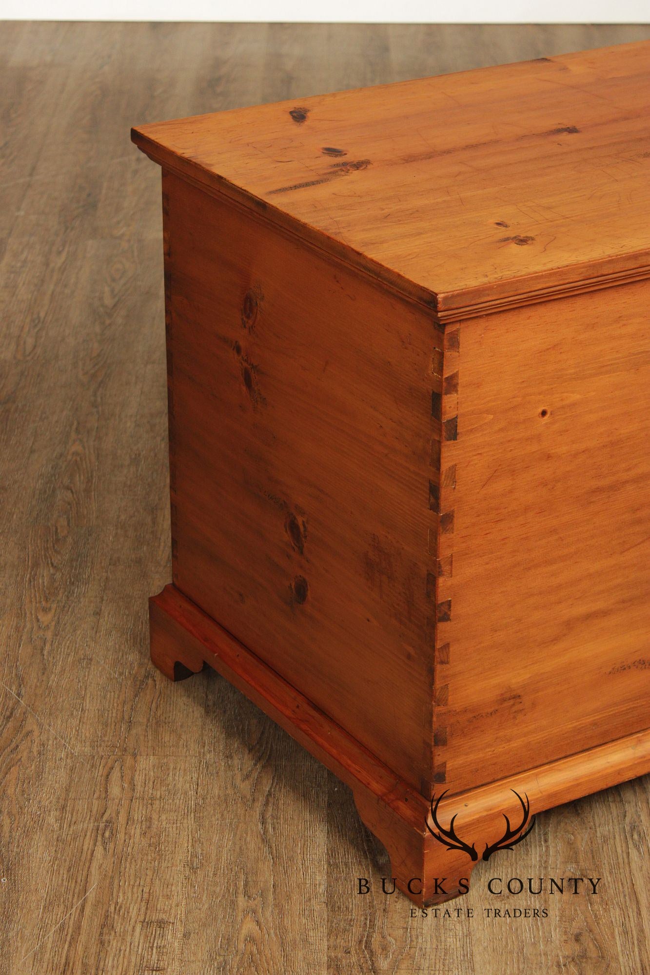 Georgian Style Dovetailed Pine Blanket Chest