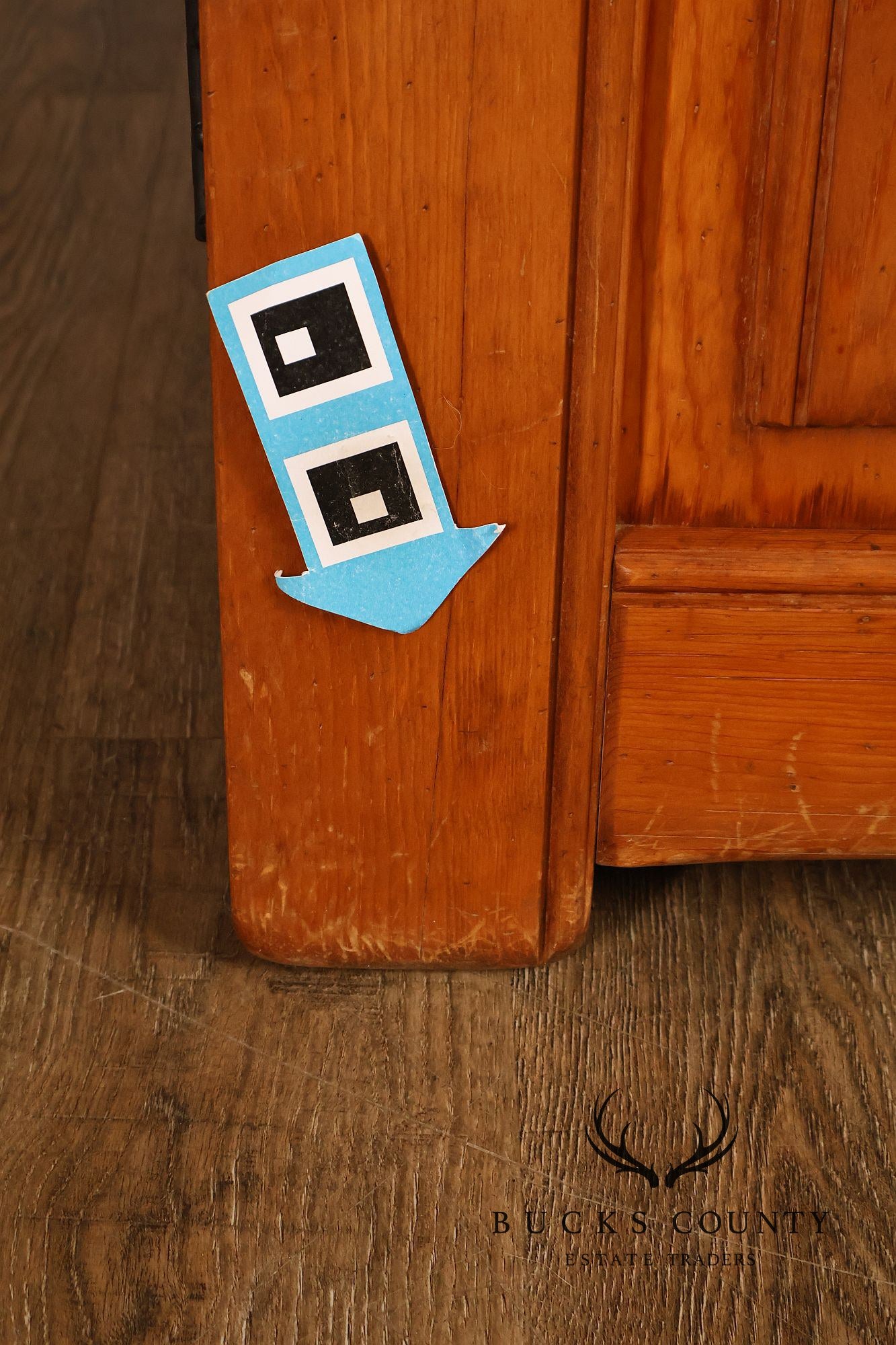 Southwestern Style Two Door Storage Or Pantry Cupboard