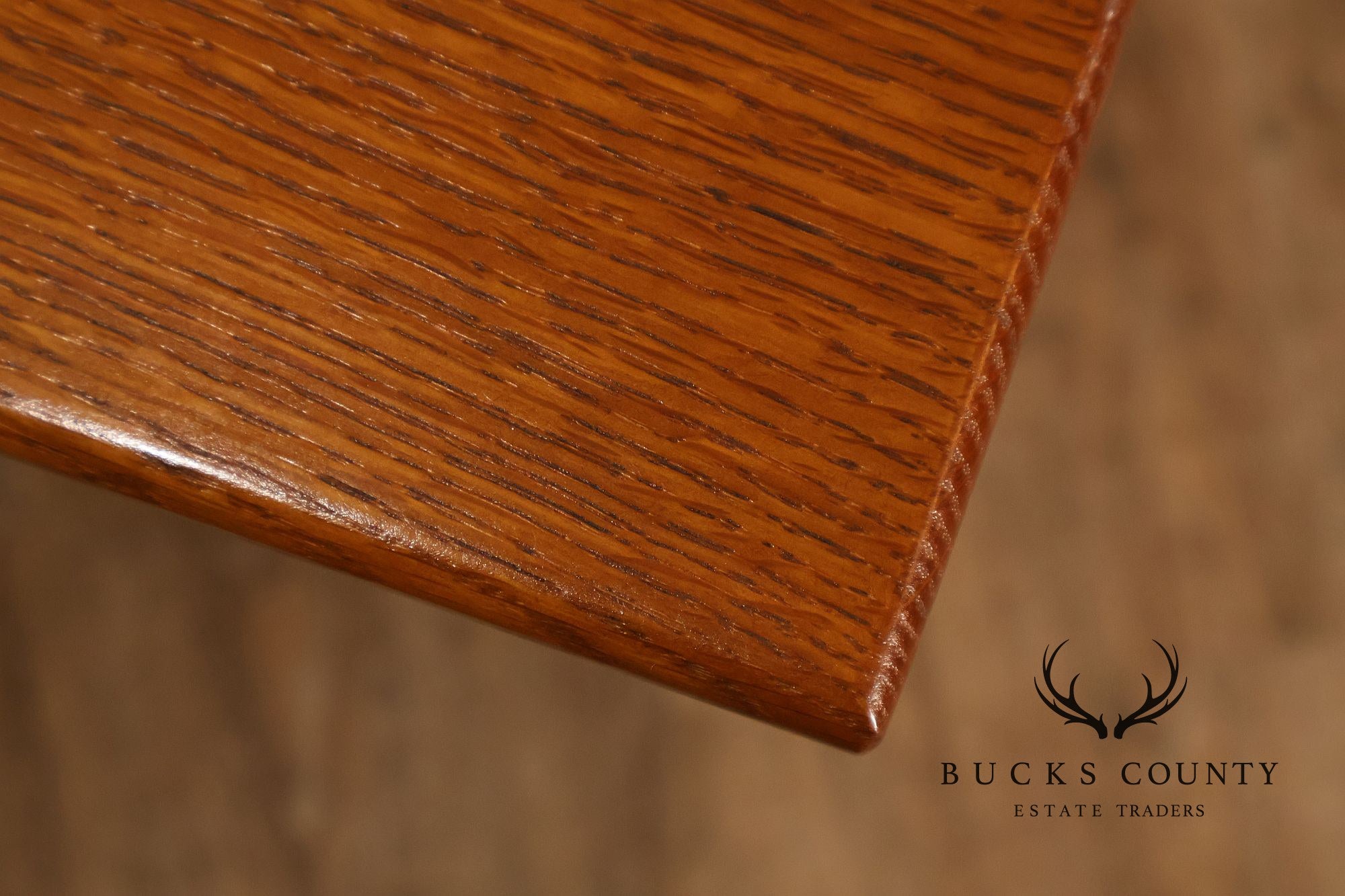 Stickley Mission Collection Harvey Ellis Inlaid Oak Tiered Occasional Table