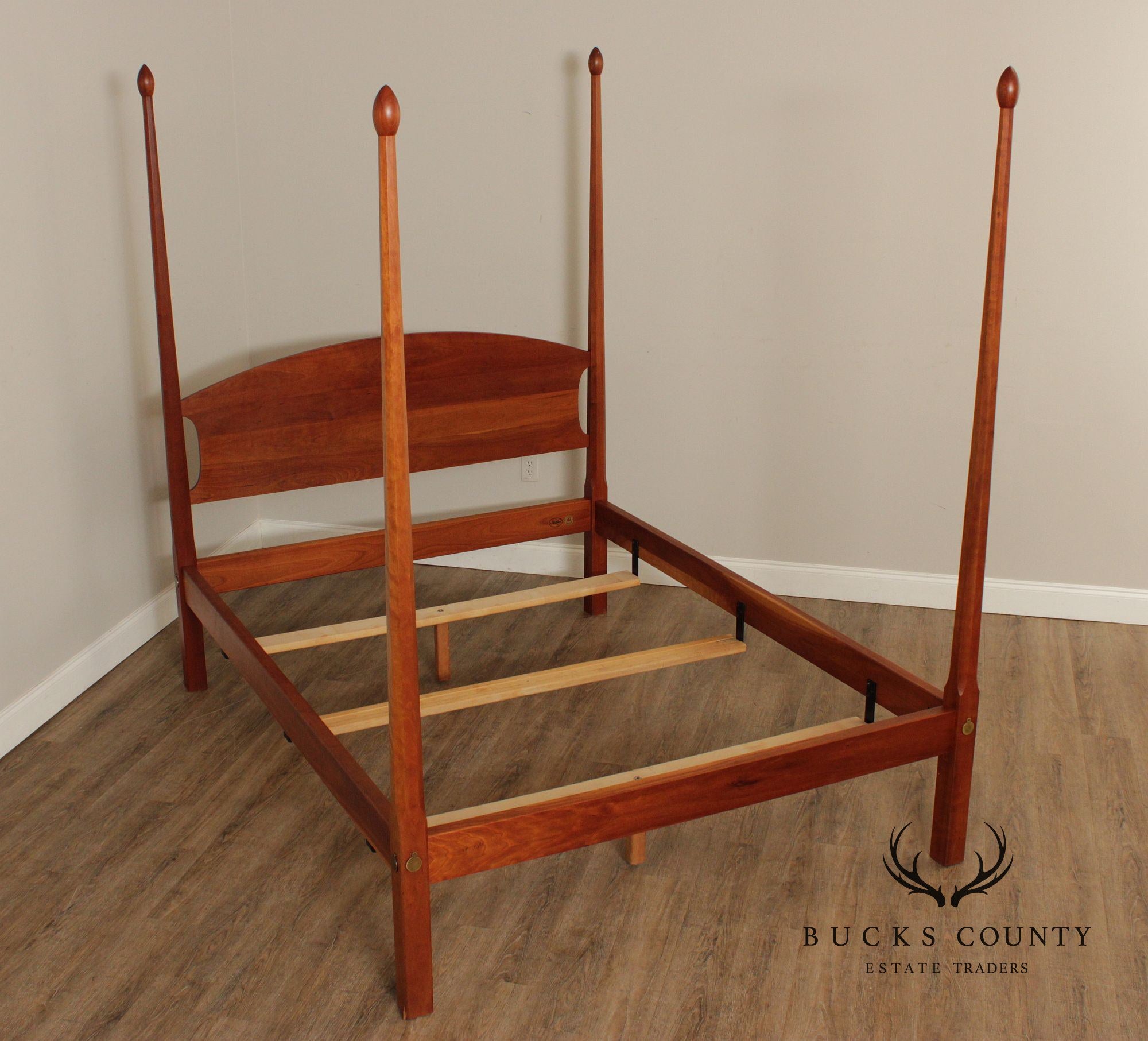 Stickley Duanesburg Collection Cherry Queen Poster Bed