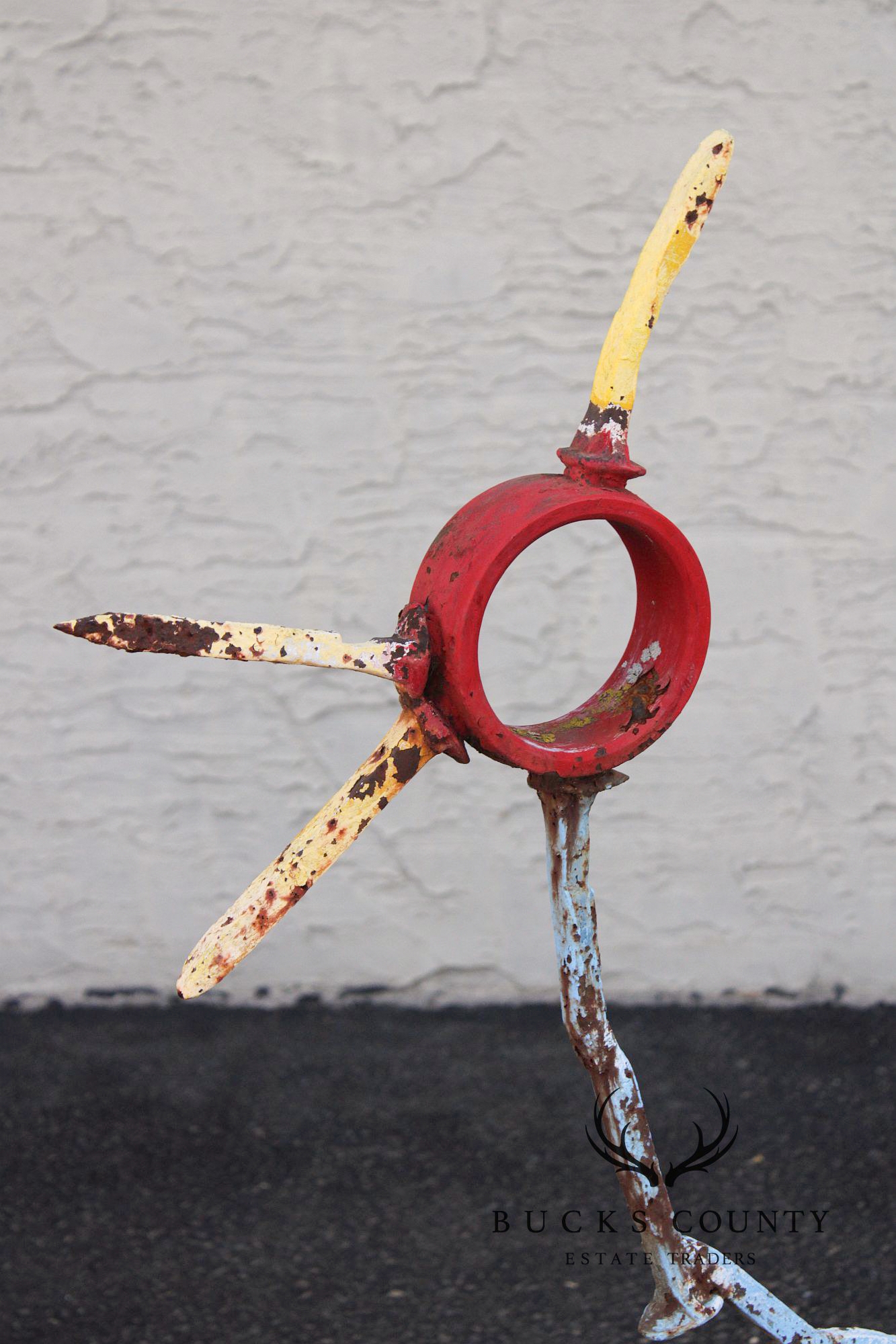 Industrial Metal Rooster Sculpture Garden Statue