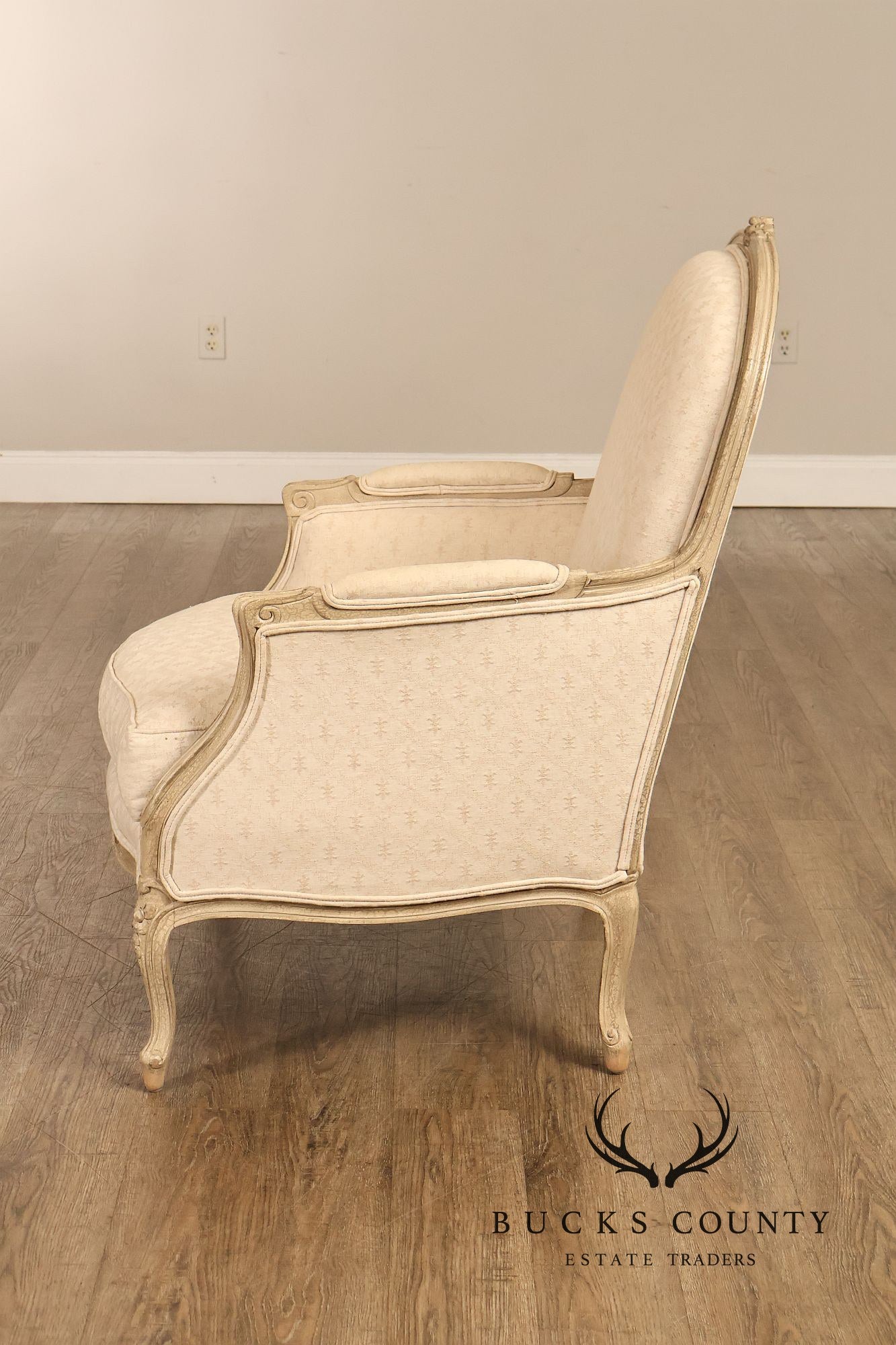 Pama Furniture Inc French Provincial Style Bergere Armchair