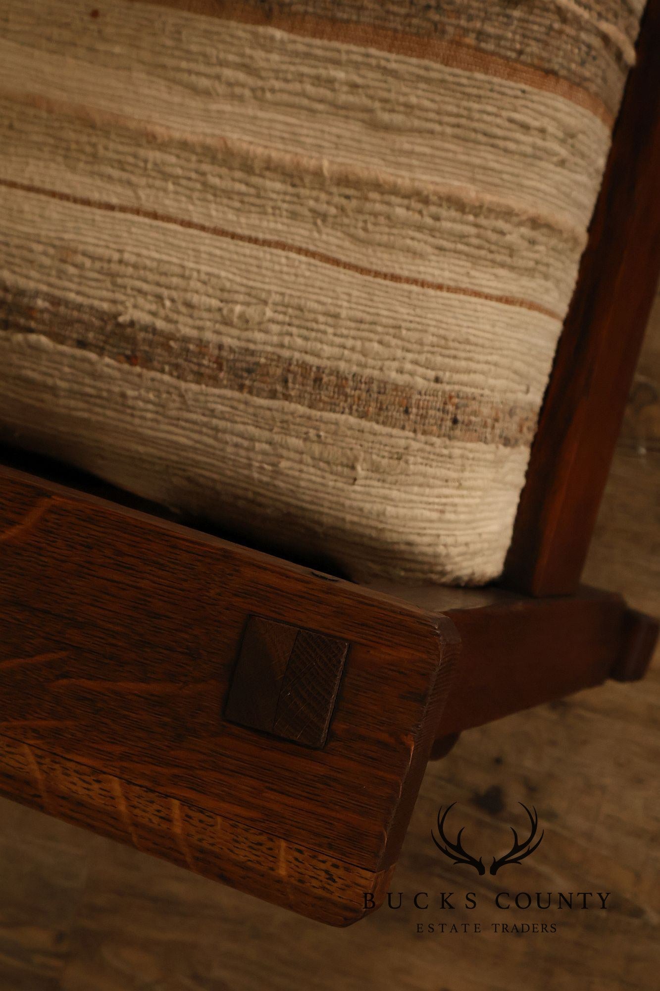 Antique Lifetime Furniture Mission Oak Rocking Chair